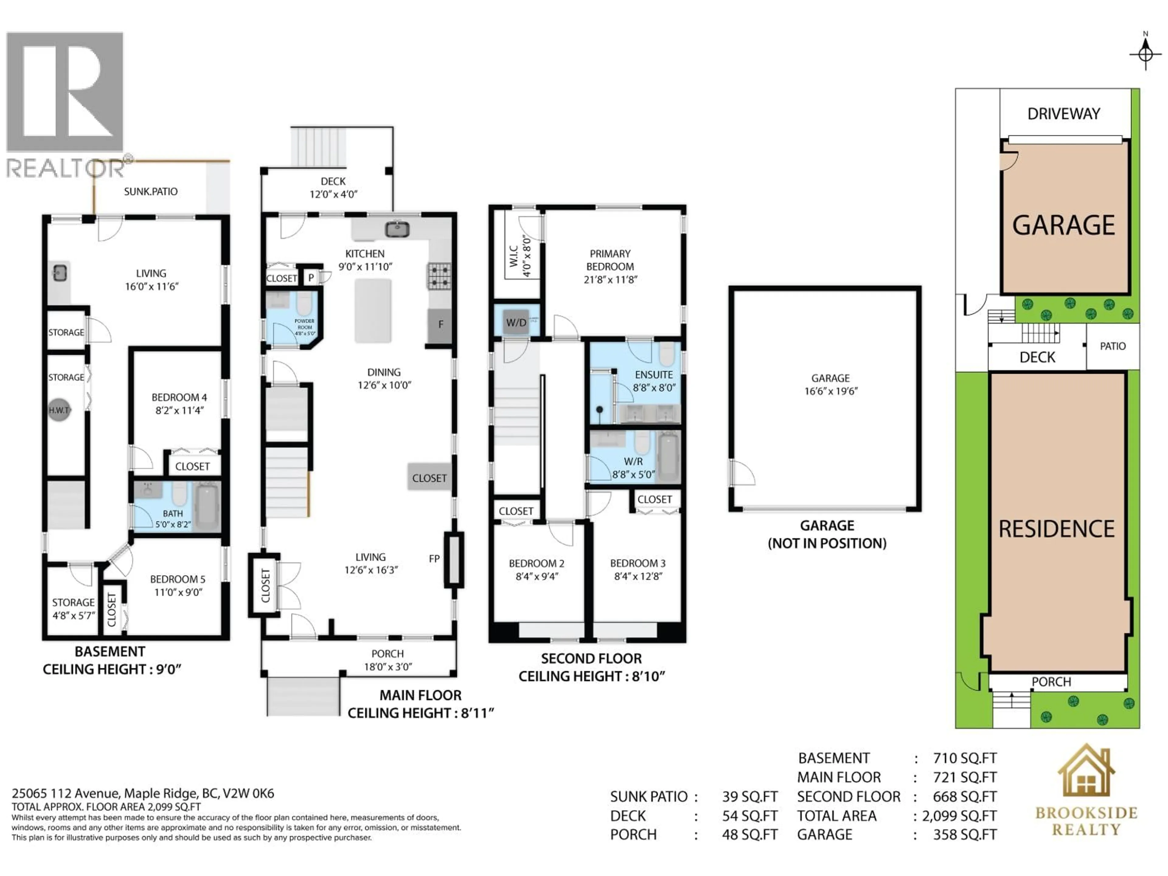 Floor plan for 25065 112TH AVENUE, Maple Ridge British Columbia V2W1Z6
