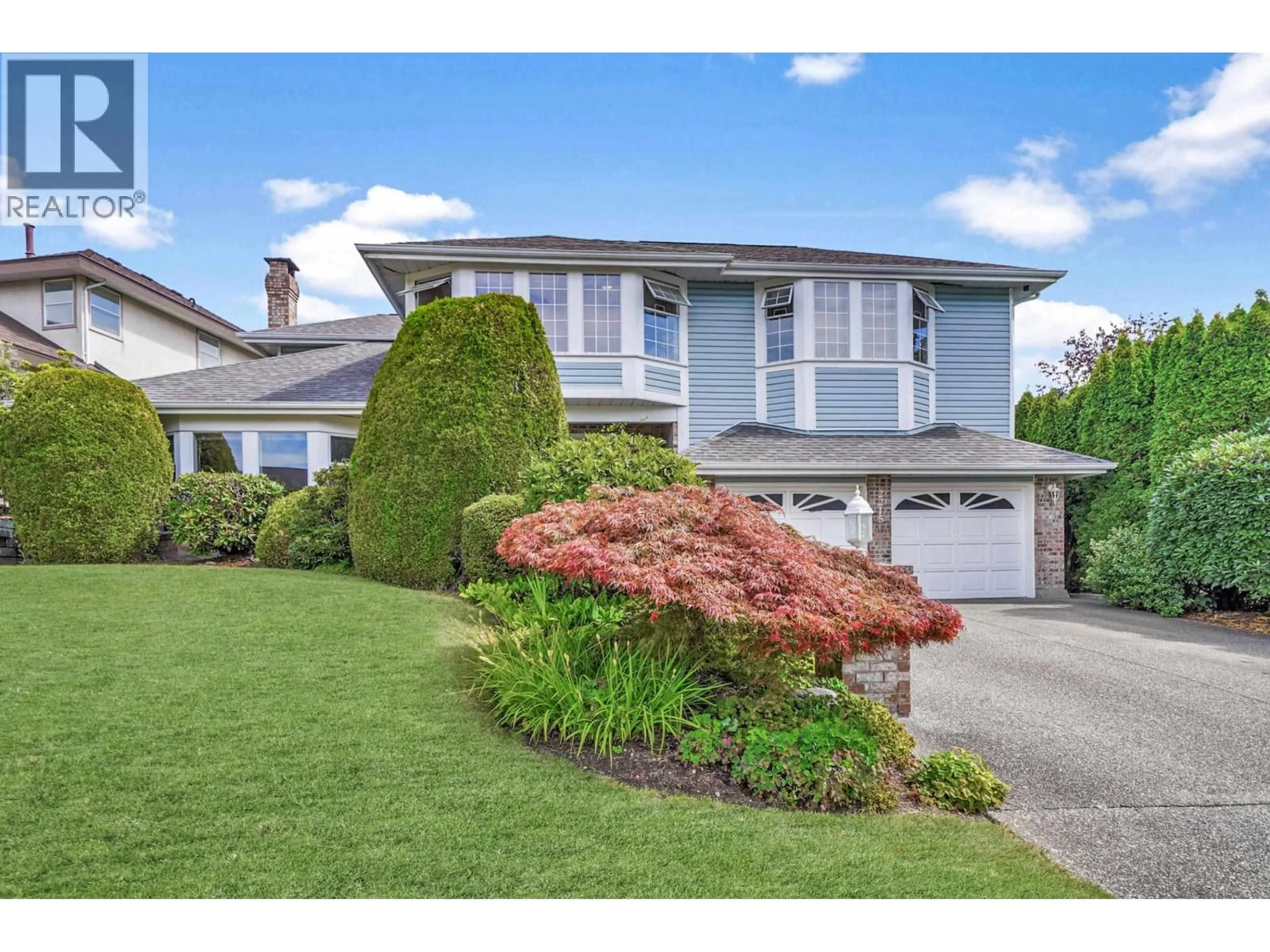 Home with vinyl exterior material, street for 2215 SORRENTO DRIVE, Coquitlam British Columbia V3K6H6