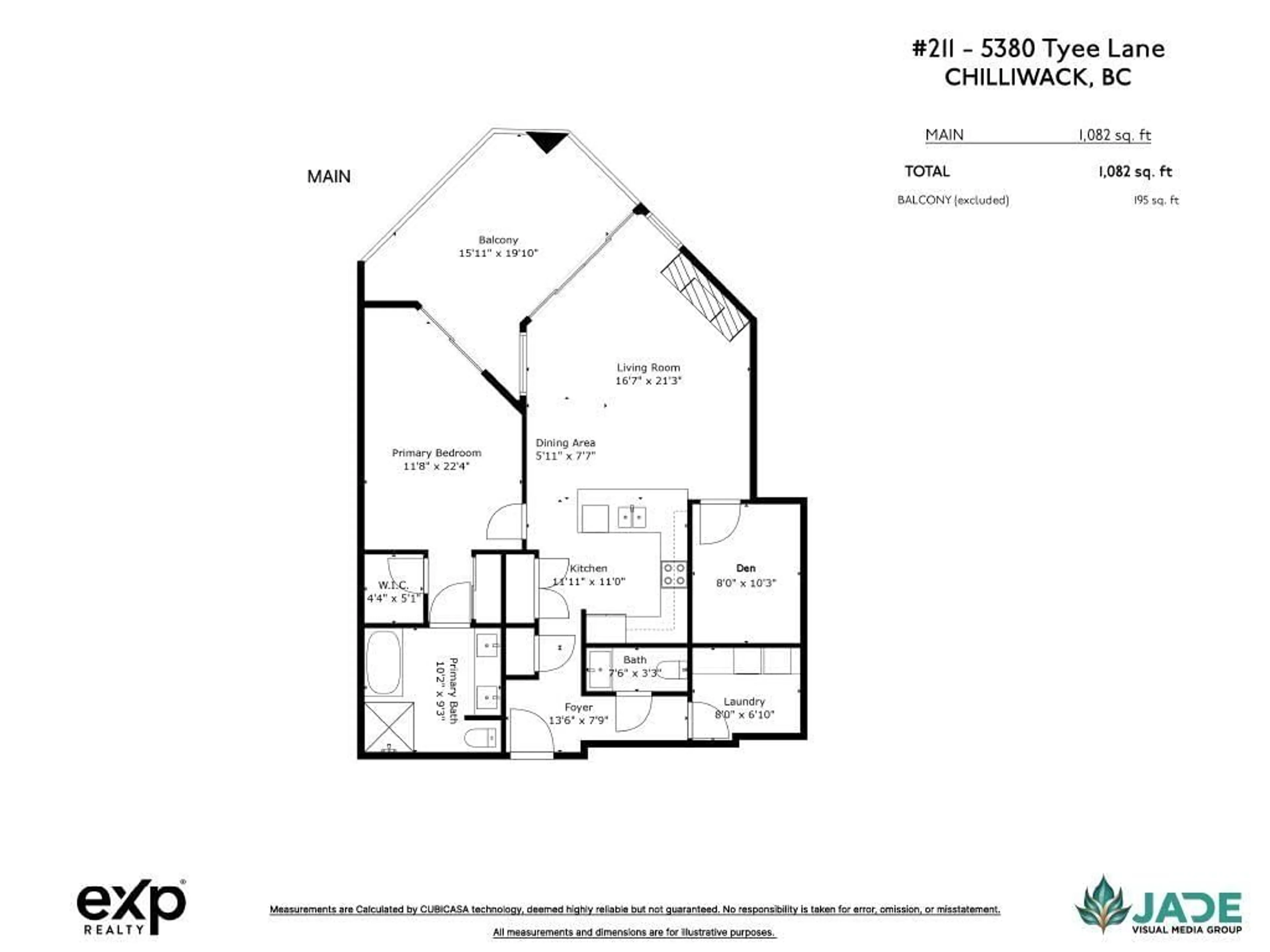 Floor plan for 211 - 5380 TYEE LANE, Chilliwack British Columbia V2R6B6