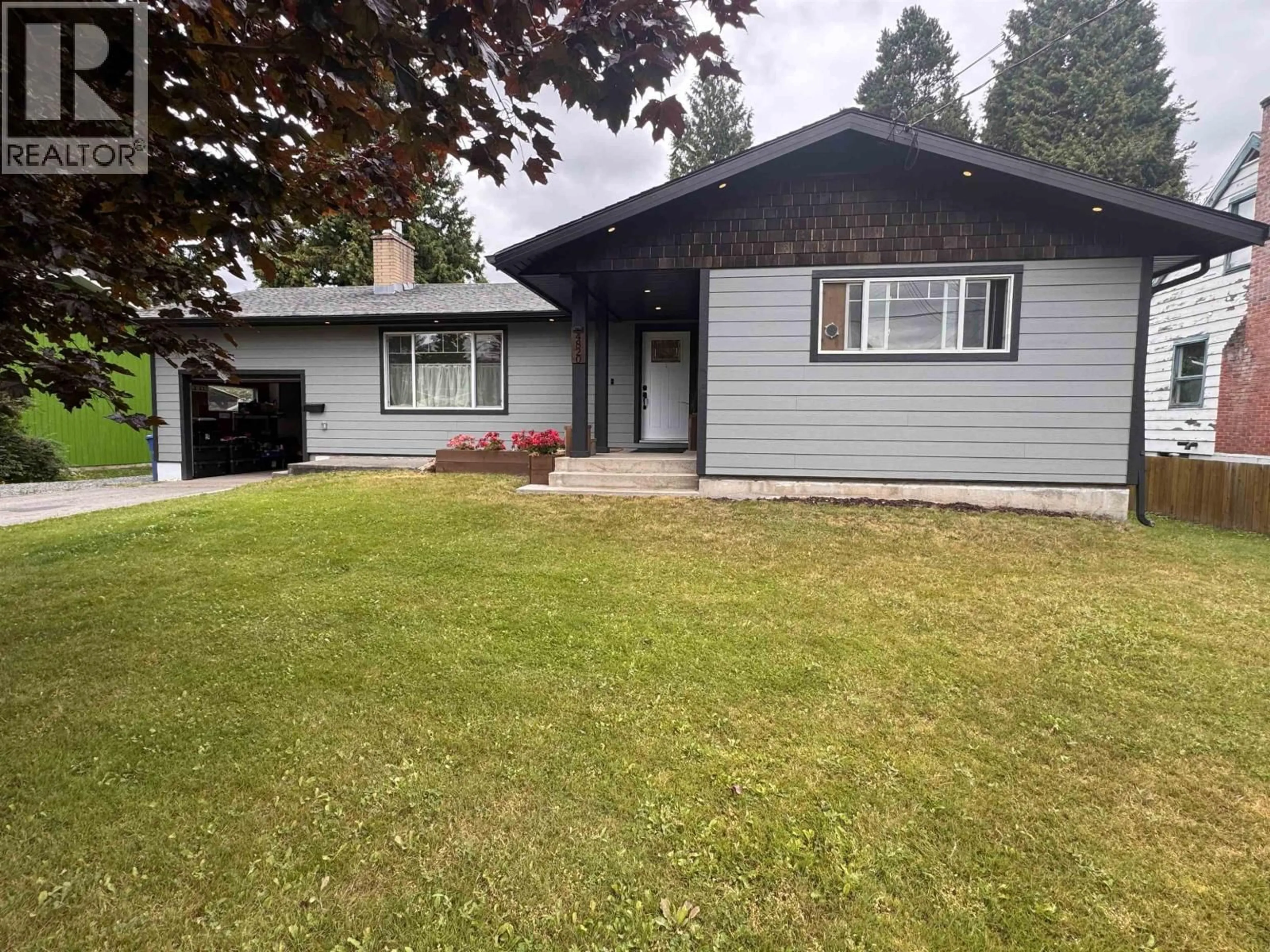 Home with vinyl exterior material, street for 4820 OLSON AVENUE, Terrace British Columbia V8G2A6