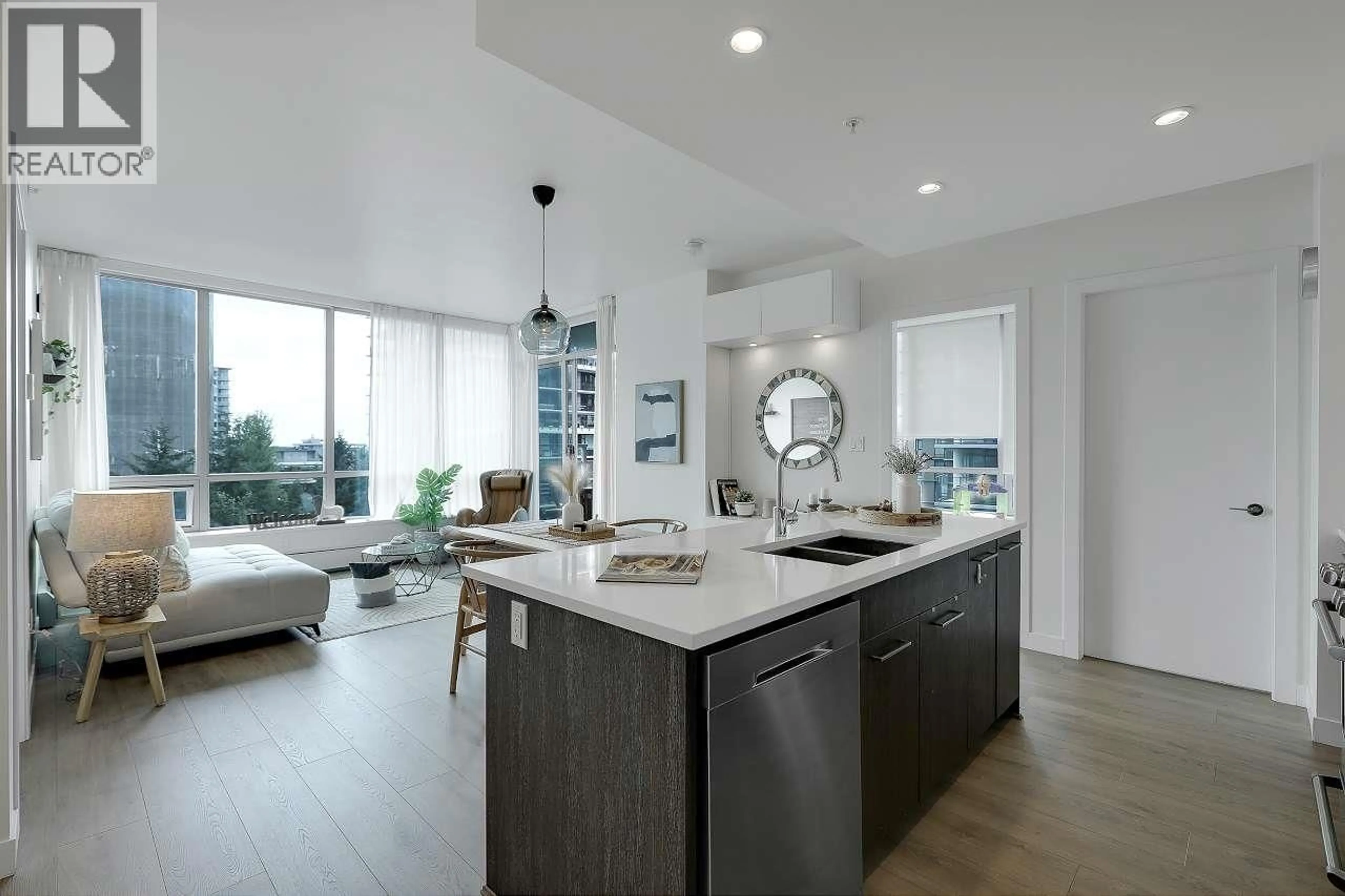 Open concept kitchen, unknown for 803 - 9060 UNIVERSITY CRESCENT, Burnaby British Columbia V5A0E1