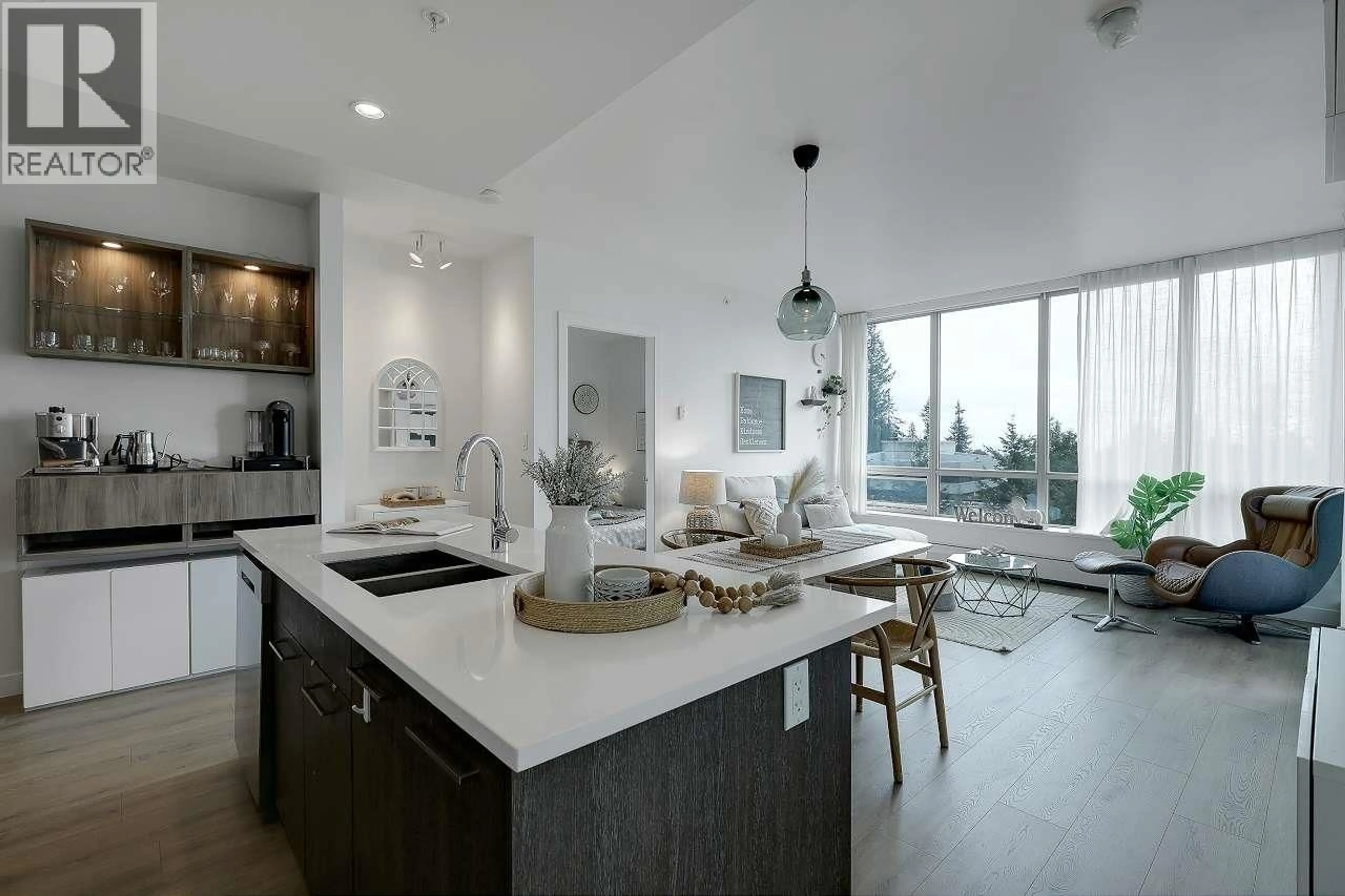 Open concept kitchen, unknown for 803 - 9060 UNIVERSITY CRESCENT, Burnaby British Columbia V5A0E1