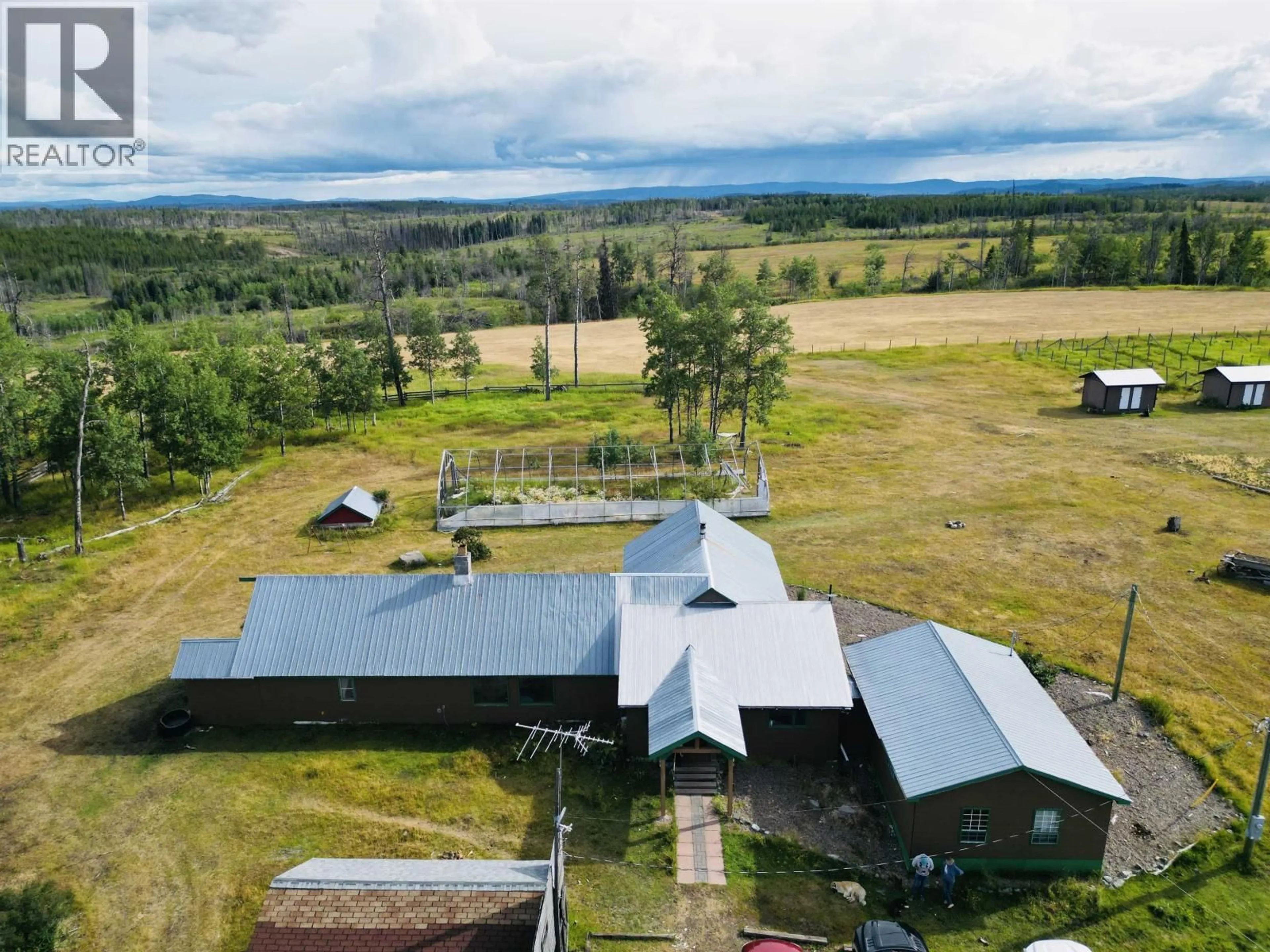 A pic from outside/outdoor area/front of a property/back of a property/a pic from drone, mountain view for 42044 EAKIN SETTLEMENT ROAD, Burns Lake British Columbia V0J1E4
