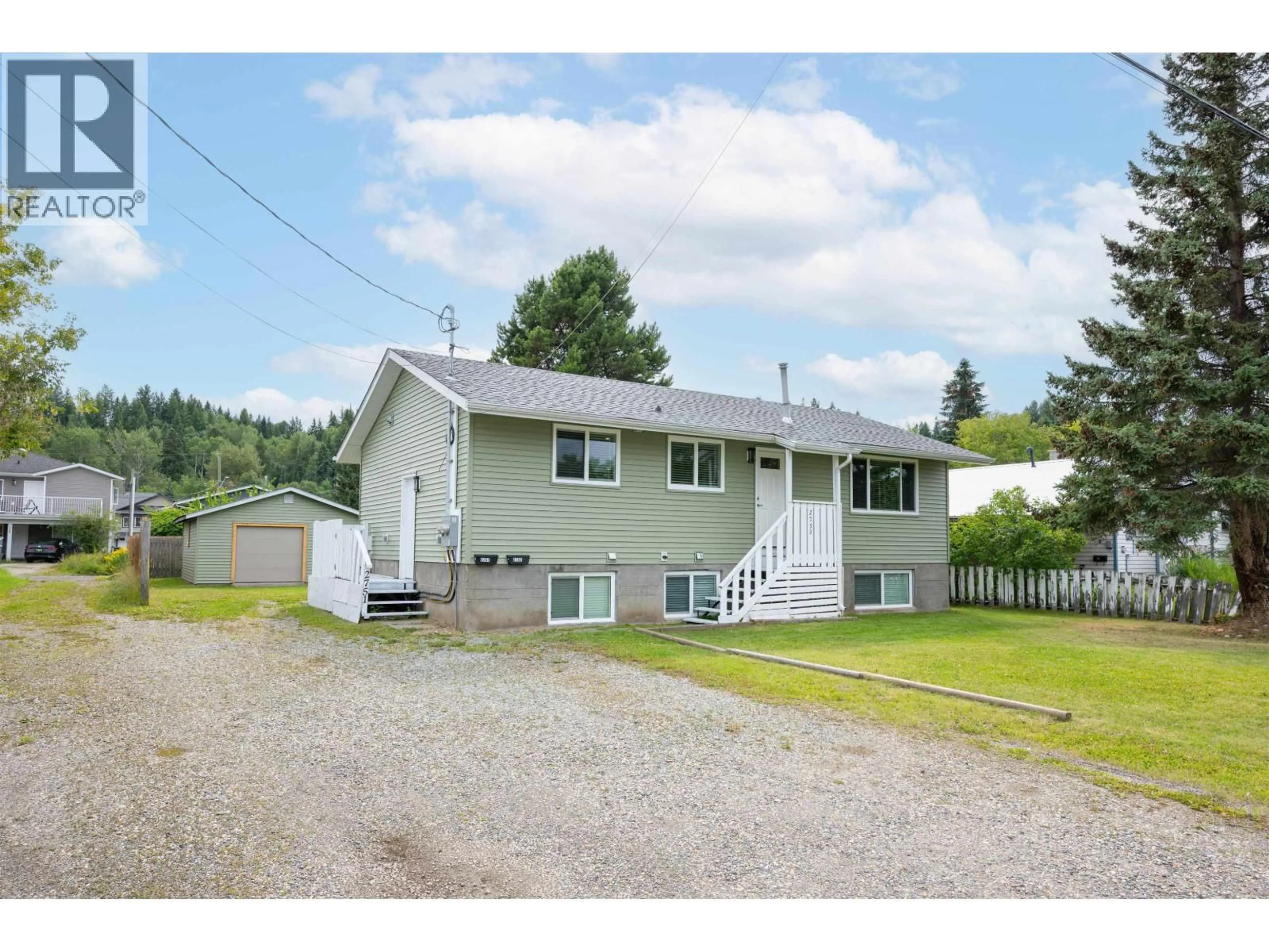 Home with vinyl exterior material, street for 2753 GOGOLIN ROAD, Prince George British Columbia V2N1N1