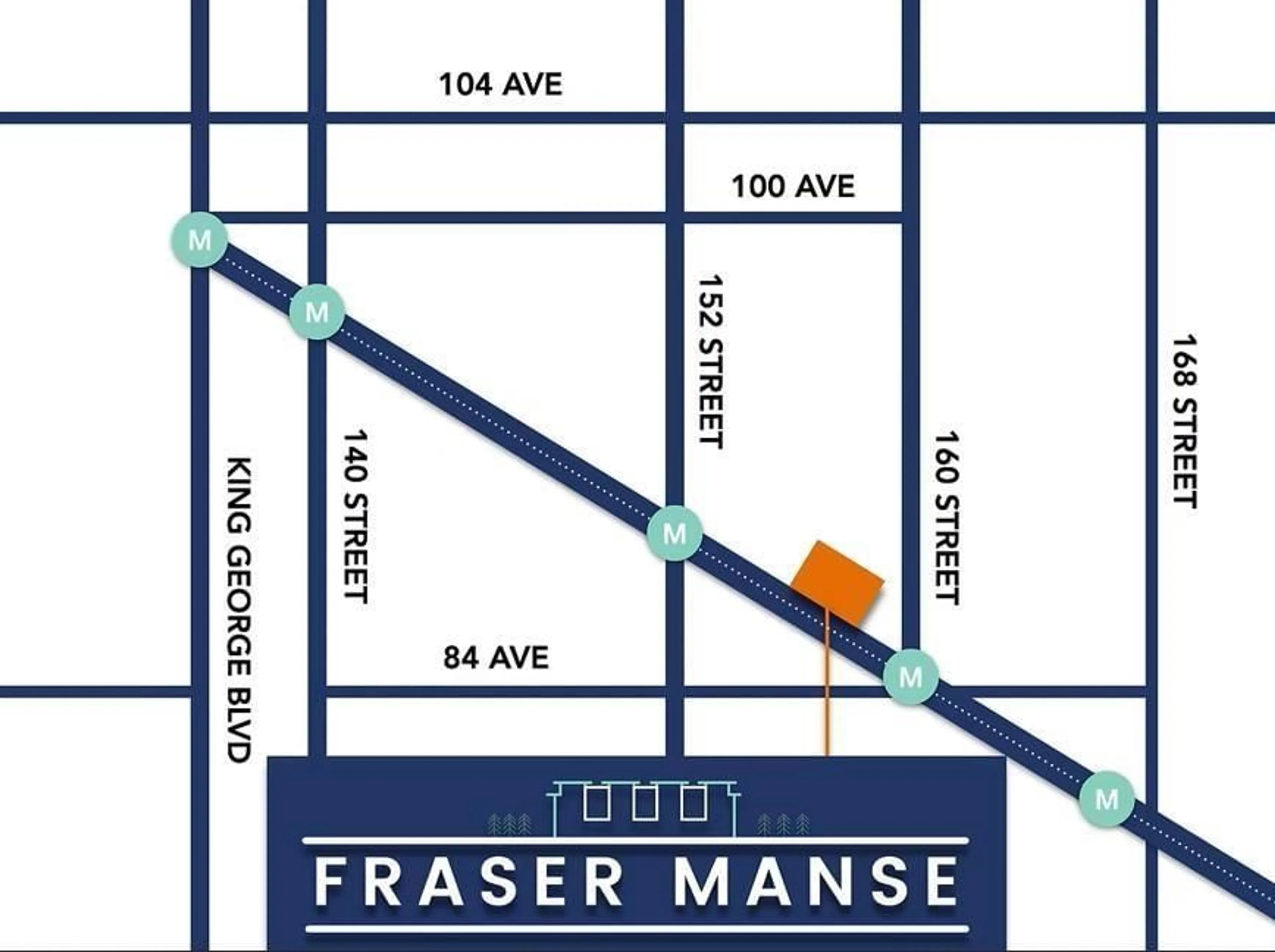Picture of a map for 306 - 15739 FRASER, Surrey British Columbia V4N0Y6