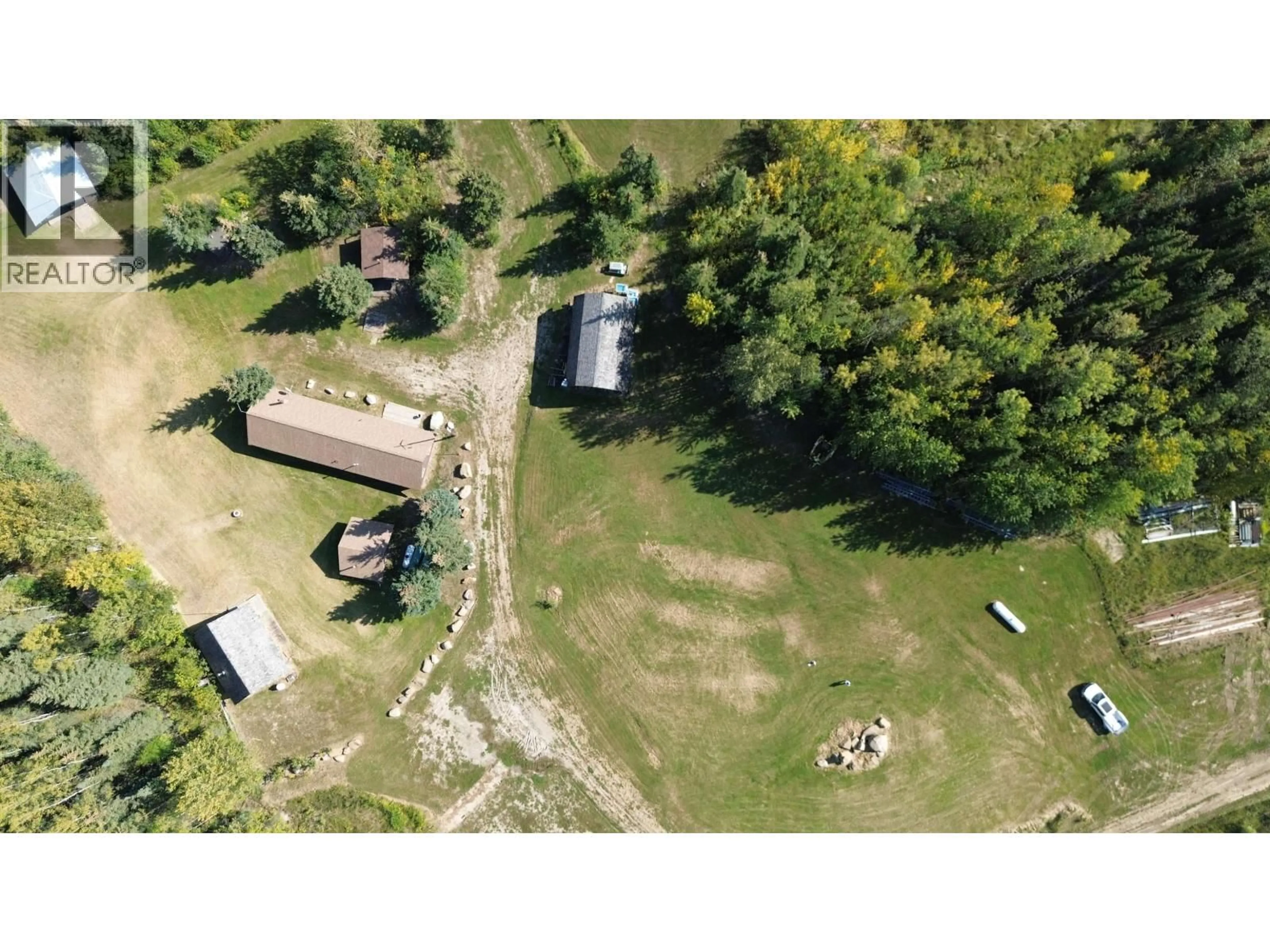 A pic from outside/outdoor area/front of a property/back of a property/a pic from drone, unknown for 17530 INGA LAKE ROAD, Fort St. John British Columbia V0C1Y0