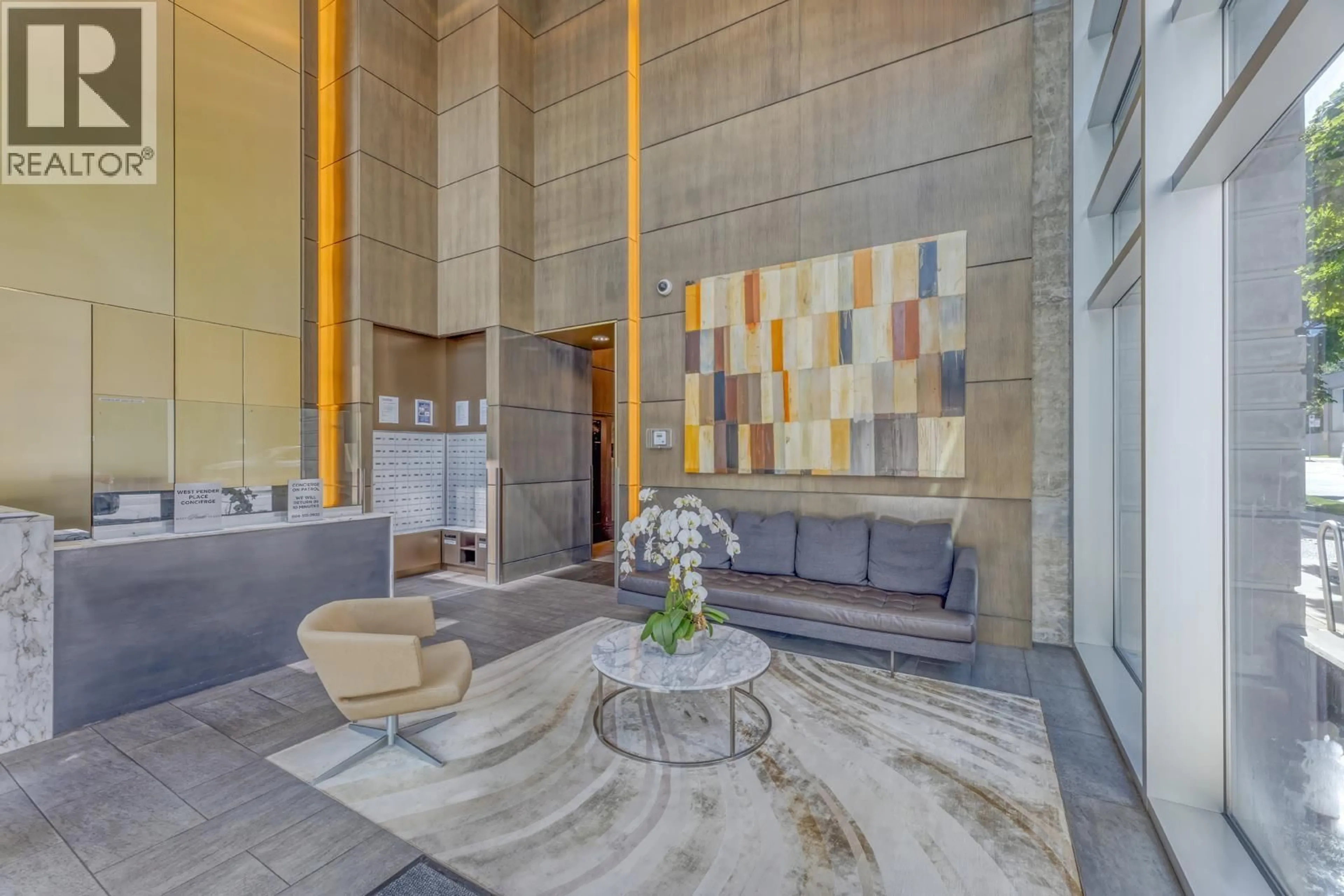 Lobby for 1704 - 1499 PENDER STREET, Vancouver British Columbia V6G0A7