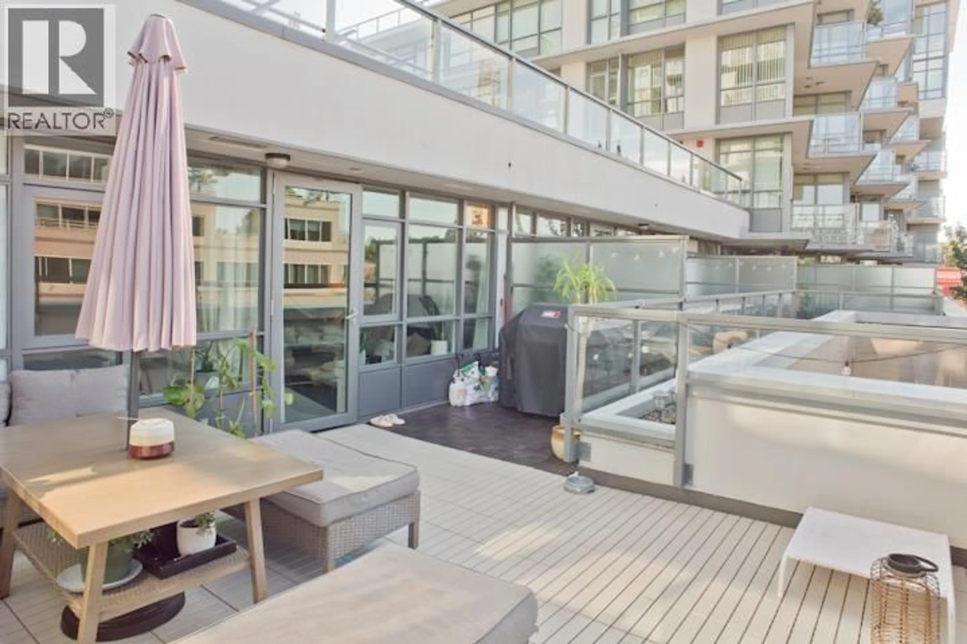 Patio, city buildings view from balcony for 305 - 2507 MAPLE STREET, Vancouver British Columbia V6J0E1