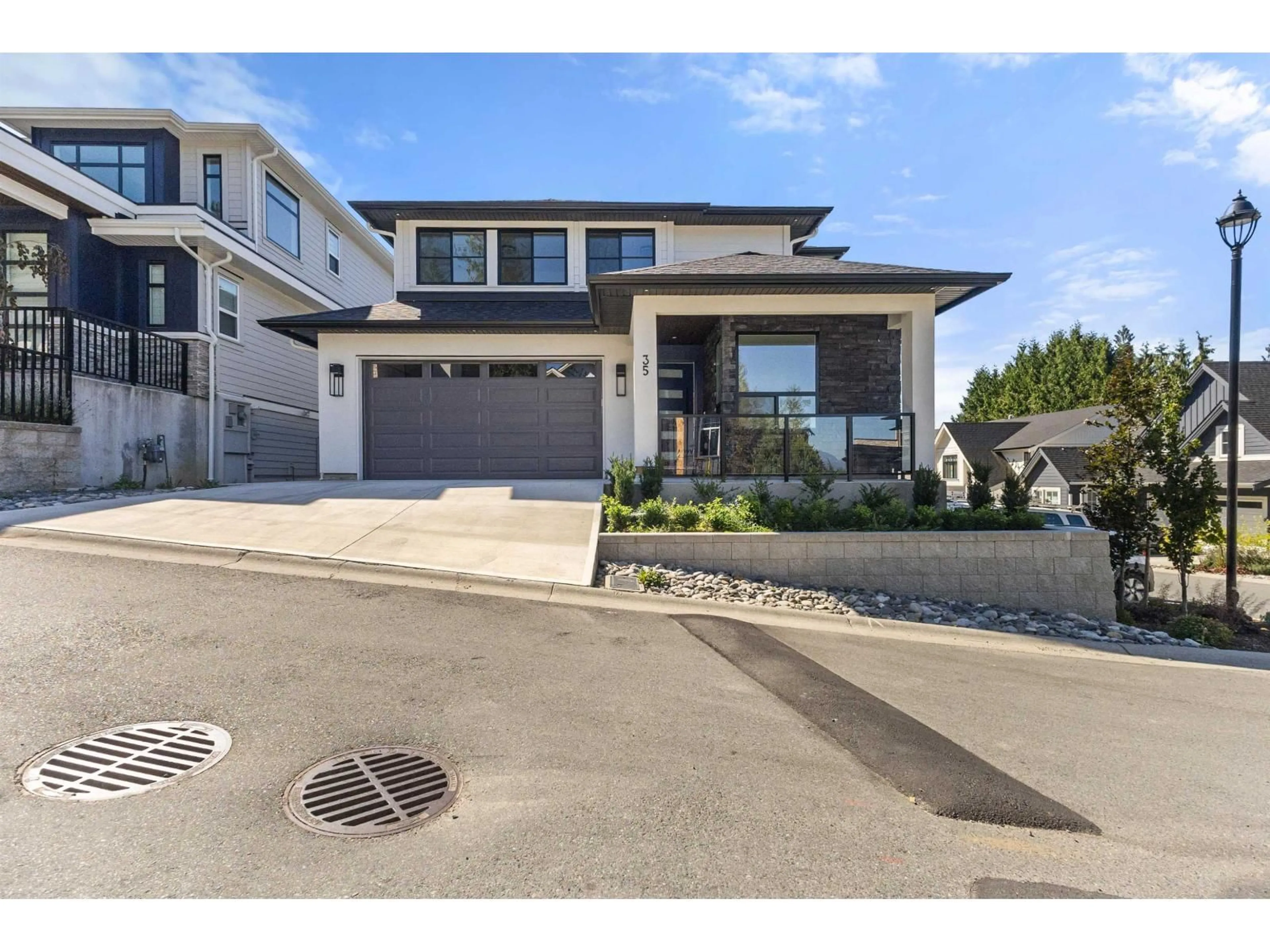 Home with brick exterior material, street for 35 - 4217 OLD CLAYBURN, Abbotsford British Columbia V3G1L5