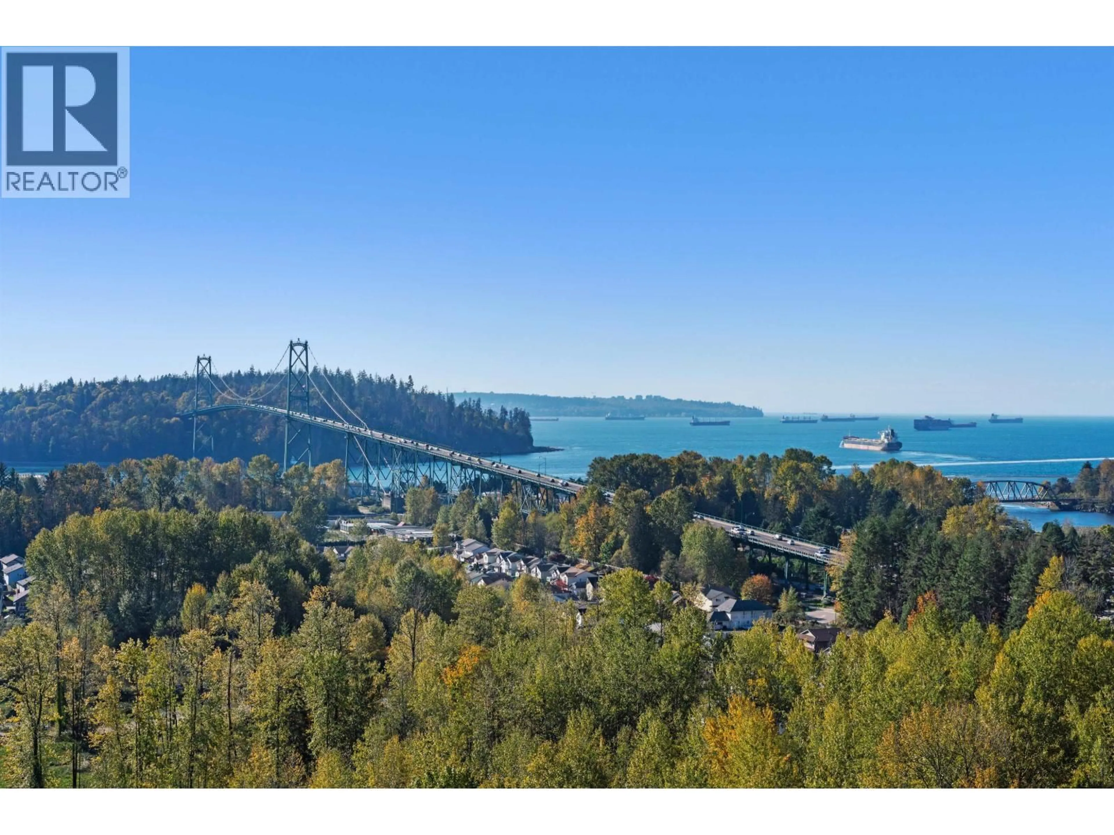 A pic from outside/outdoor area/front of a property/back of a property/a pic from drone, water/lake/river/ocean view for 1408 - 200 KLAHANIE COURT, West Vancouver British Columbia V7P0E4