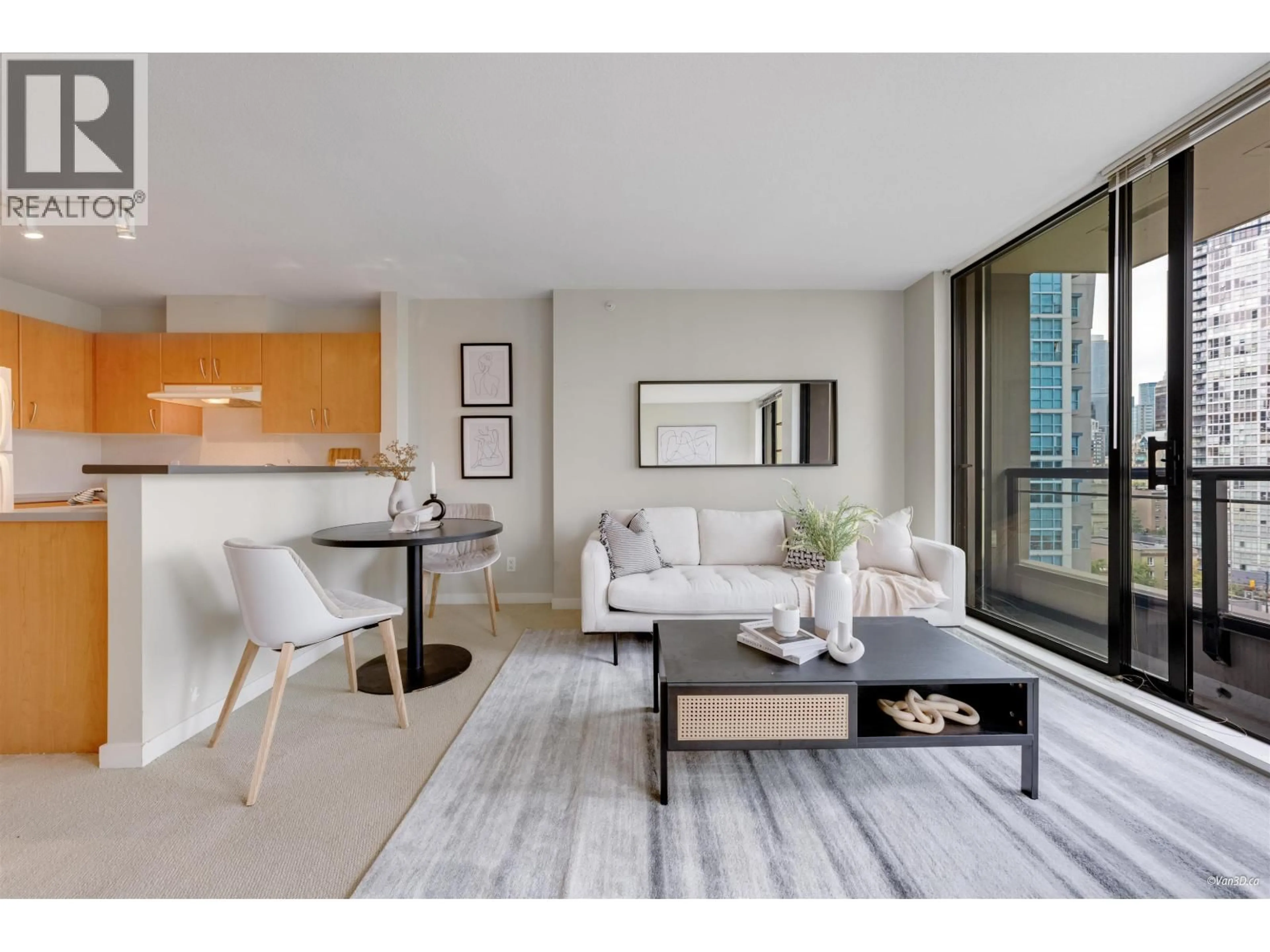 Living room with furniture, unknown for 1503 - 1295 RICHARDS STREET, Vancouver British Columbia V6B1B7