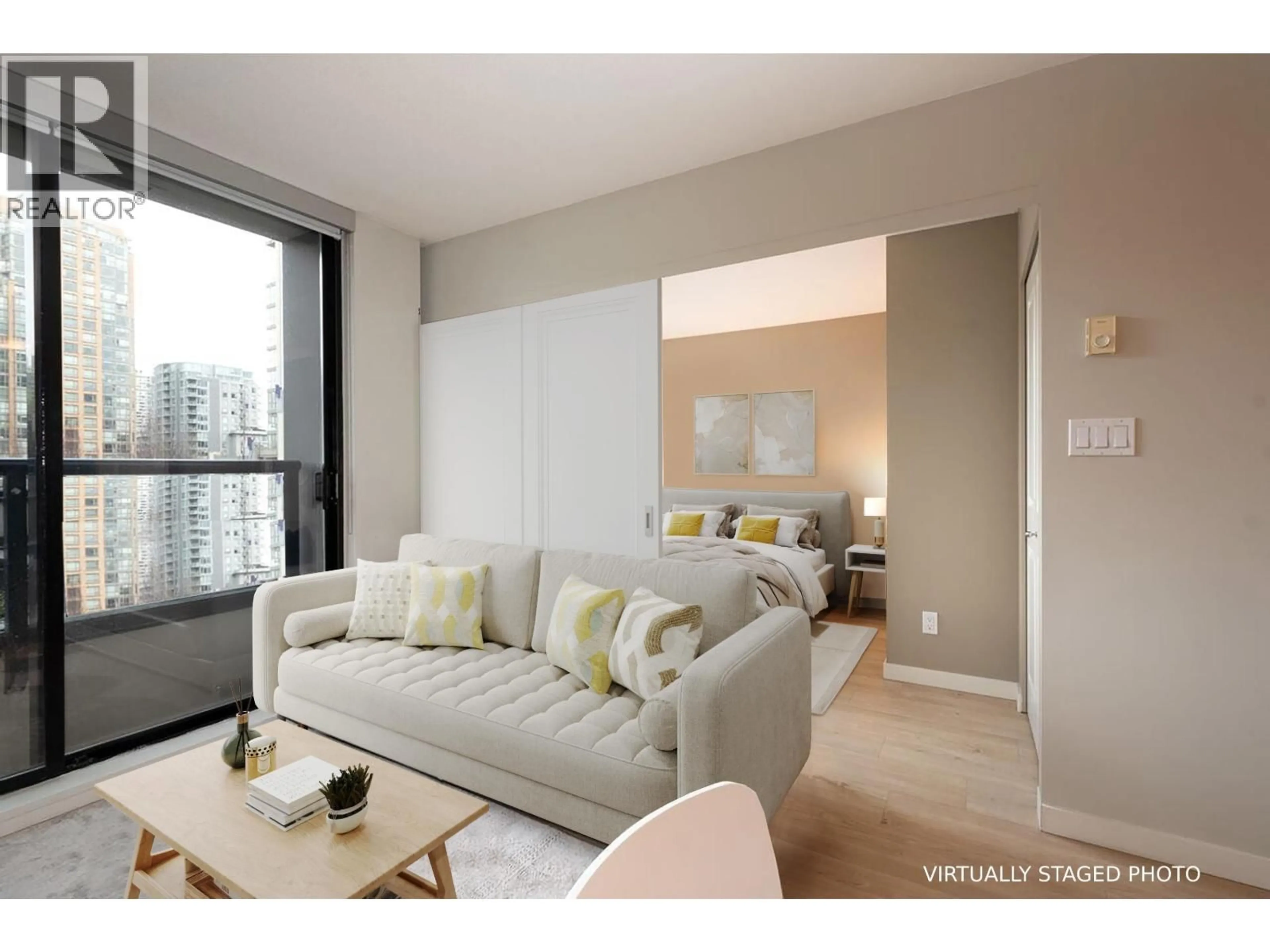 Living room with furniture, unknown for 1503 - 1295 RICHARDS STREET, Vancouver British Columbia V6B1B7