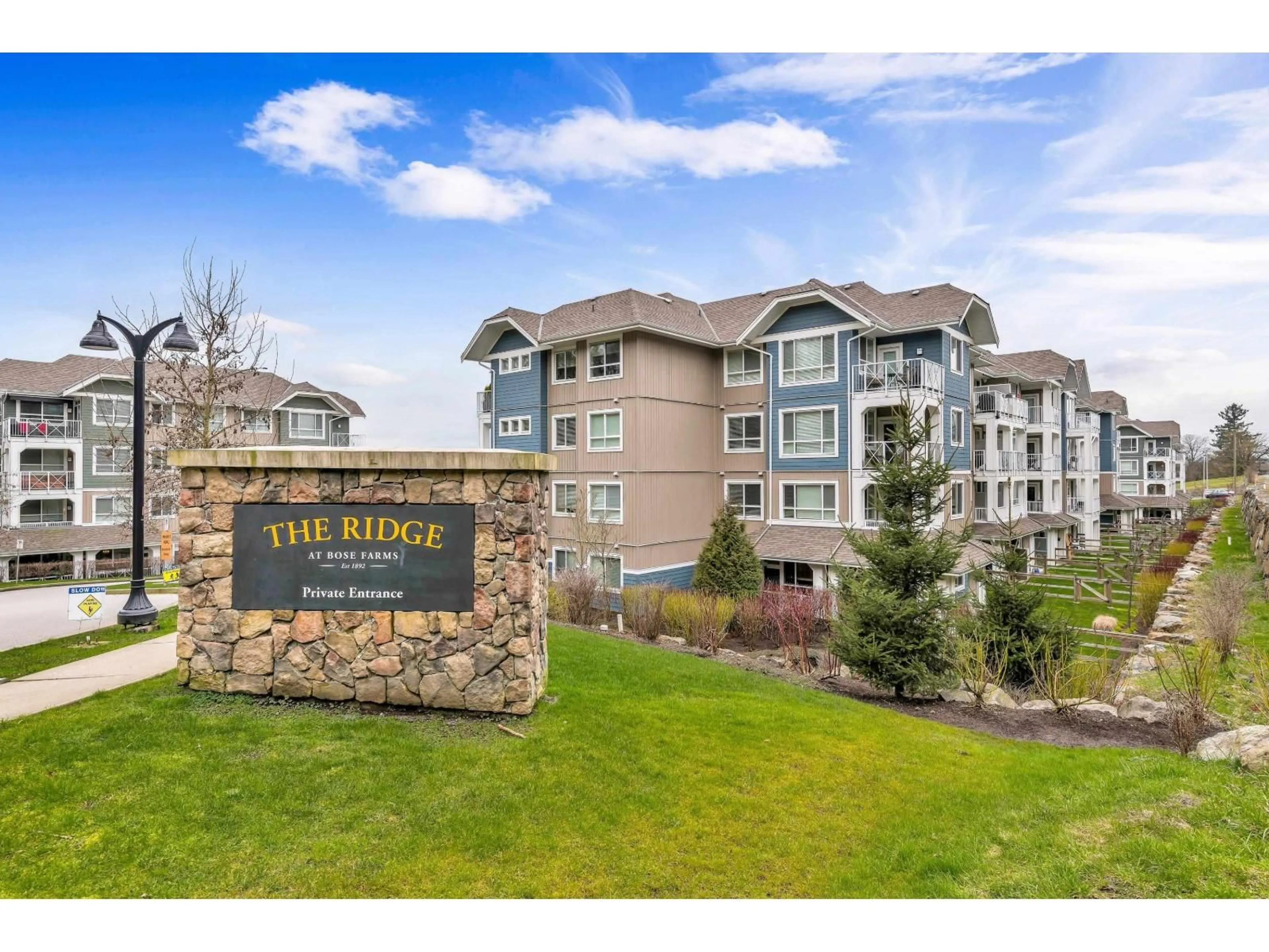A pic from outside/outdoor area/front of a property/back of a property/a pic from drone, mountain view for 305 - 16396 64, Surrey British Columbia V3S6X6