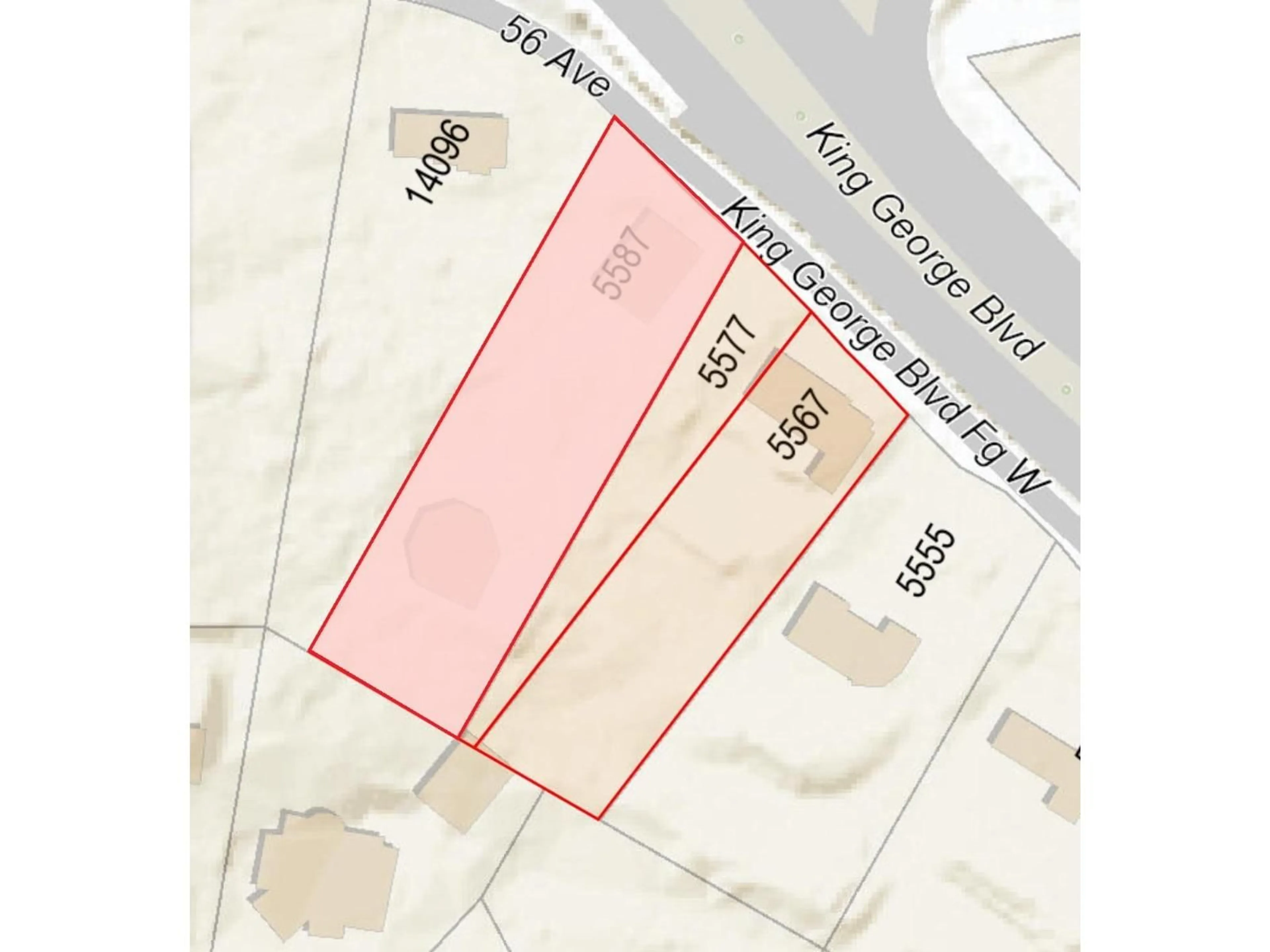 Floor plan for 5587 KING GEORGE, Surrey British Columbia V3X3G1