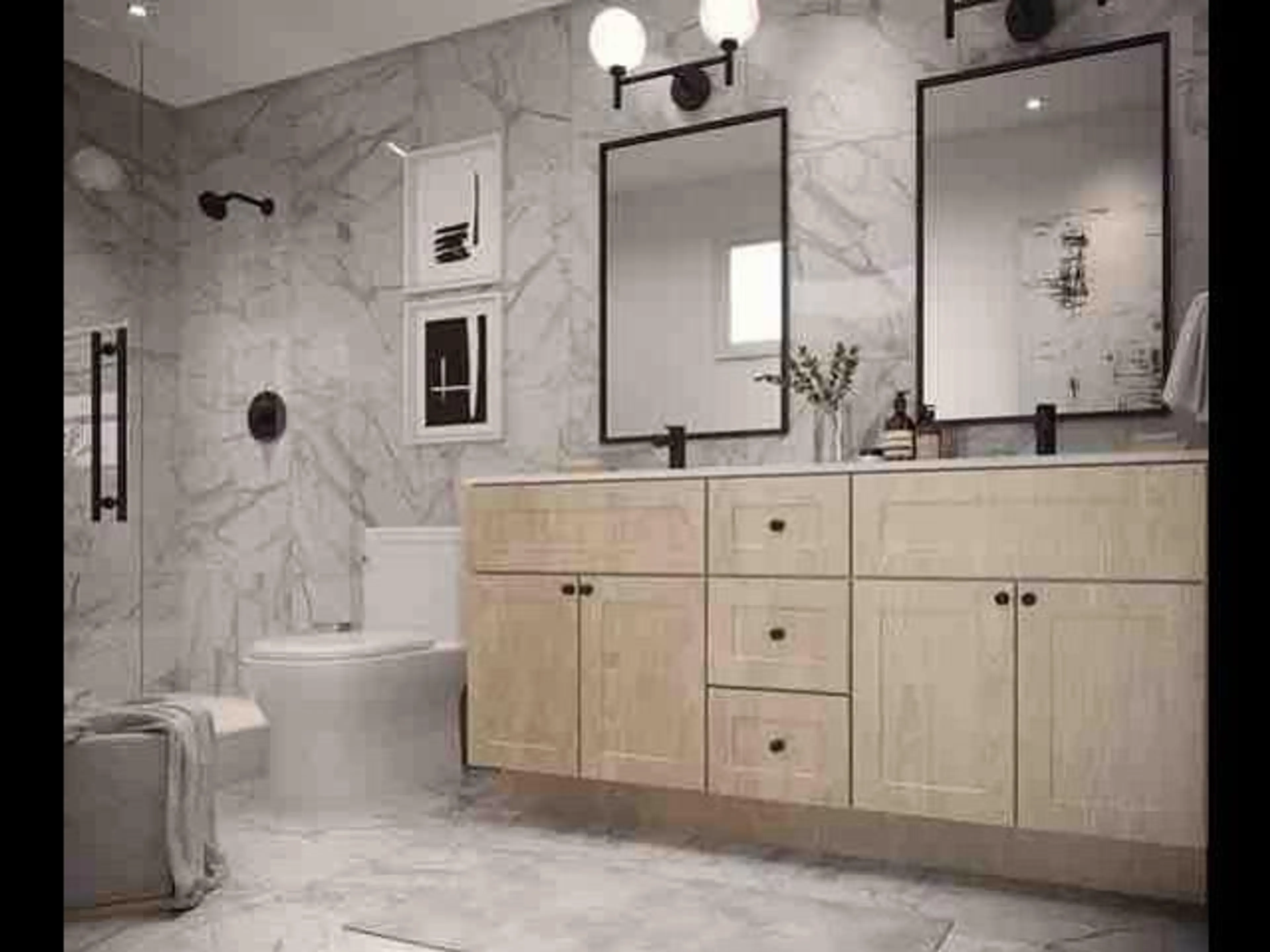Contemporary bathroom, ceramic/tile floor for 203 - 19911 76, Langley British Columbia V2Y1S1