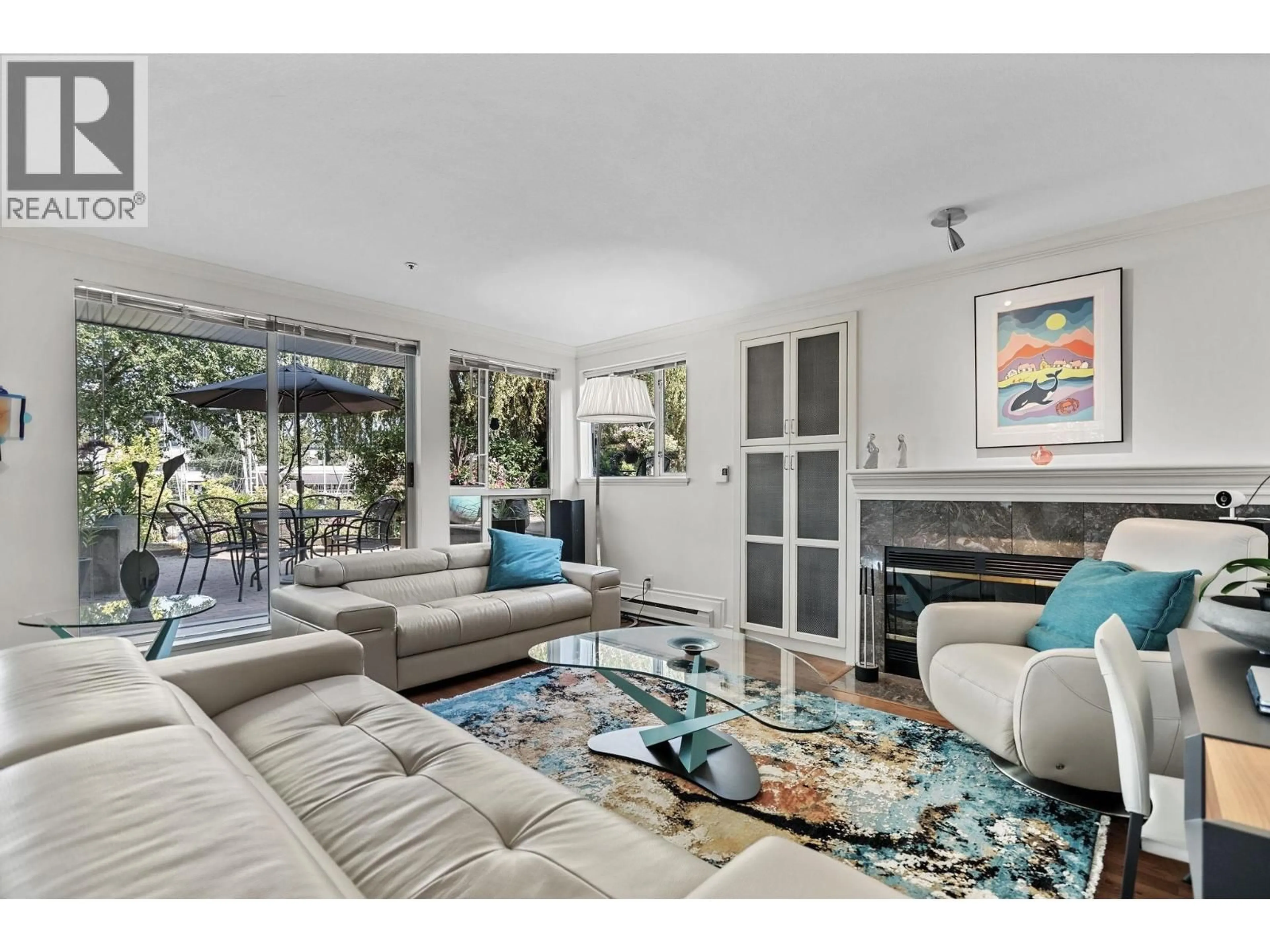 Living room with furniture, unknown for 107 - 1551 MARINER WALK, Vancouver British Columbia V6J4X9