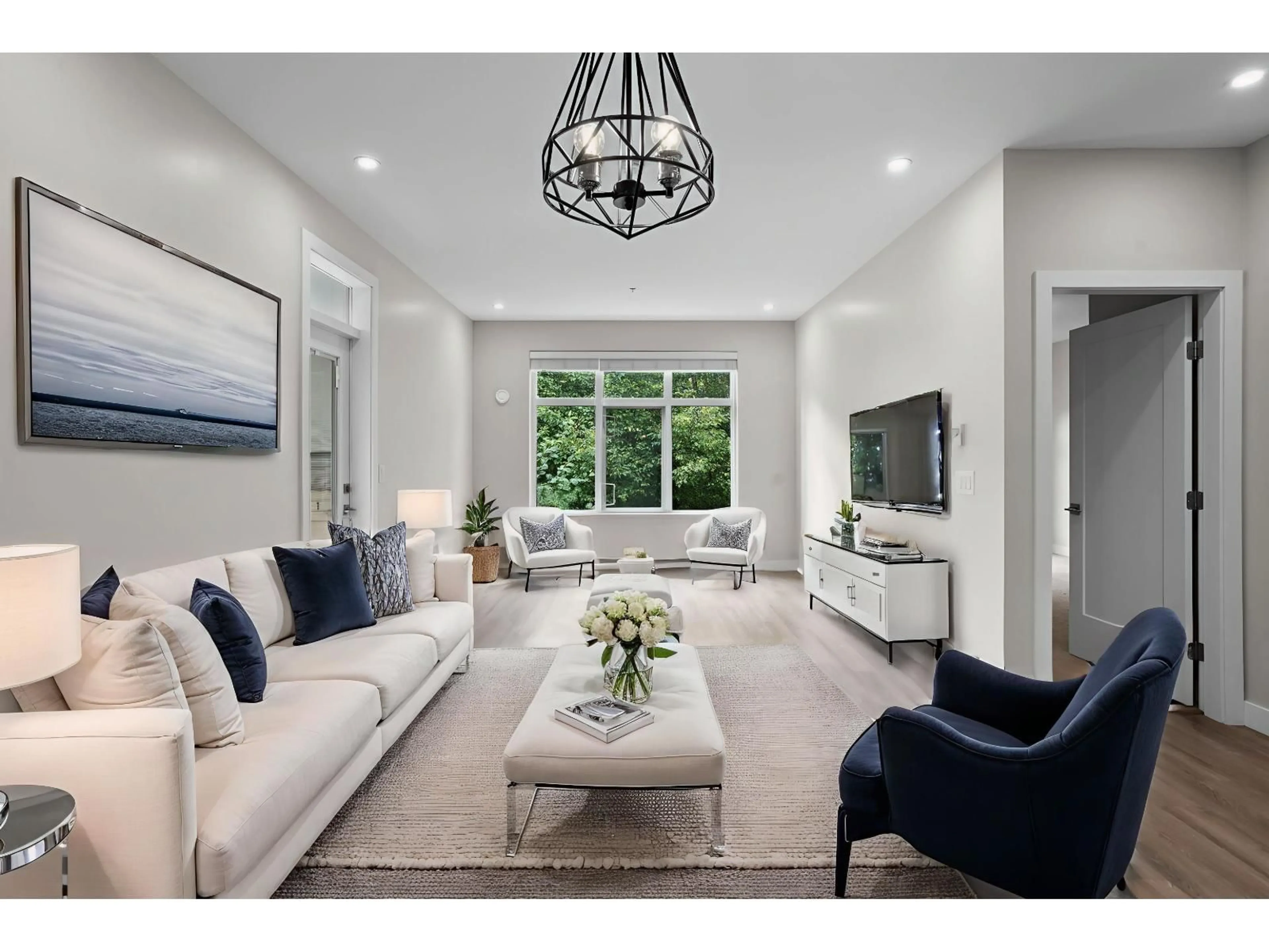 Living room with furniture, unknown for 306 - 15436 31, Surrey British Columbia V3Z1H3