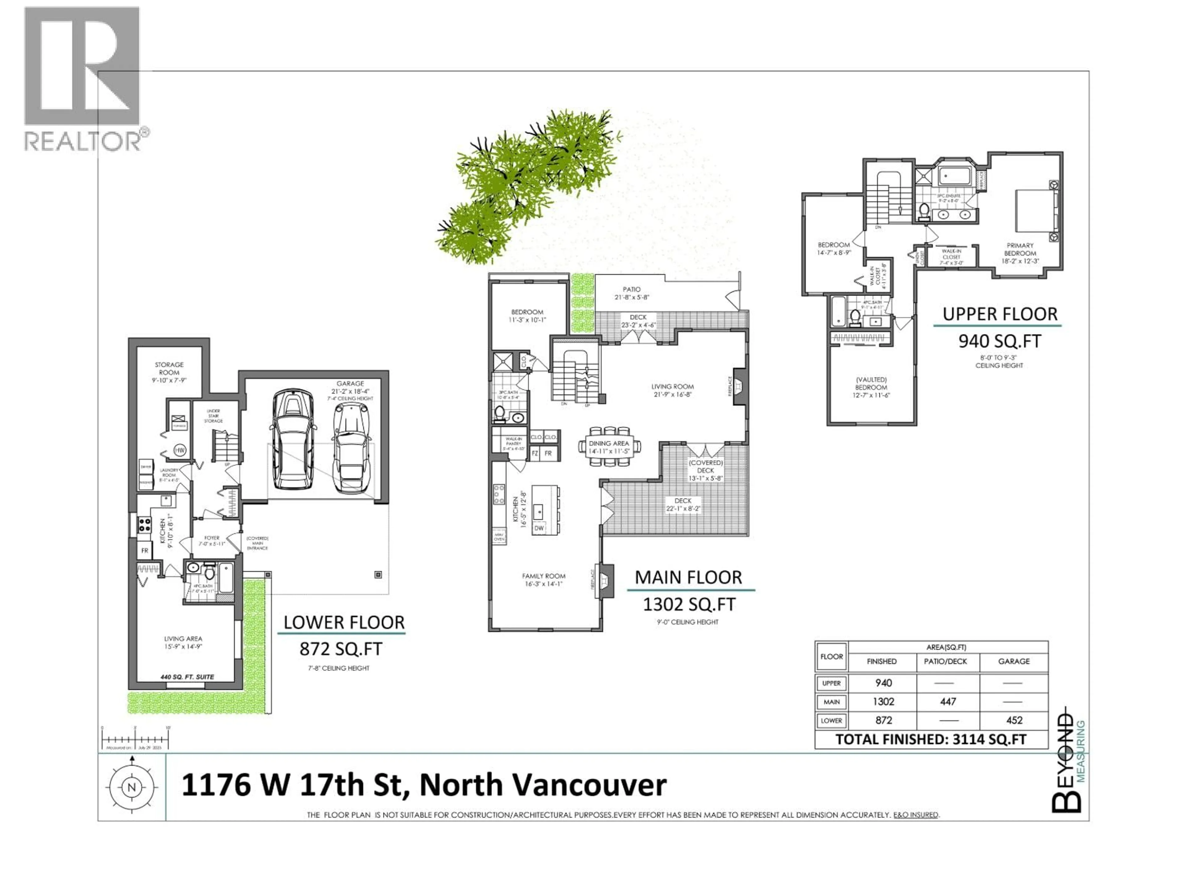 Floor plan for 1176 17TH STREET, North Vancouver British Columbia V7P1W2