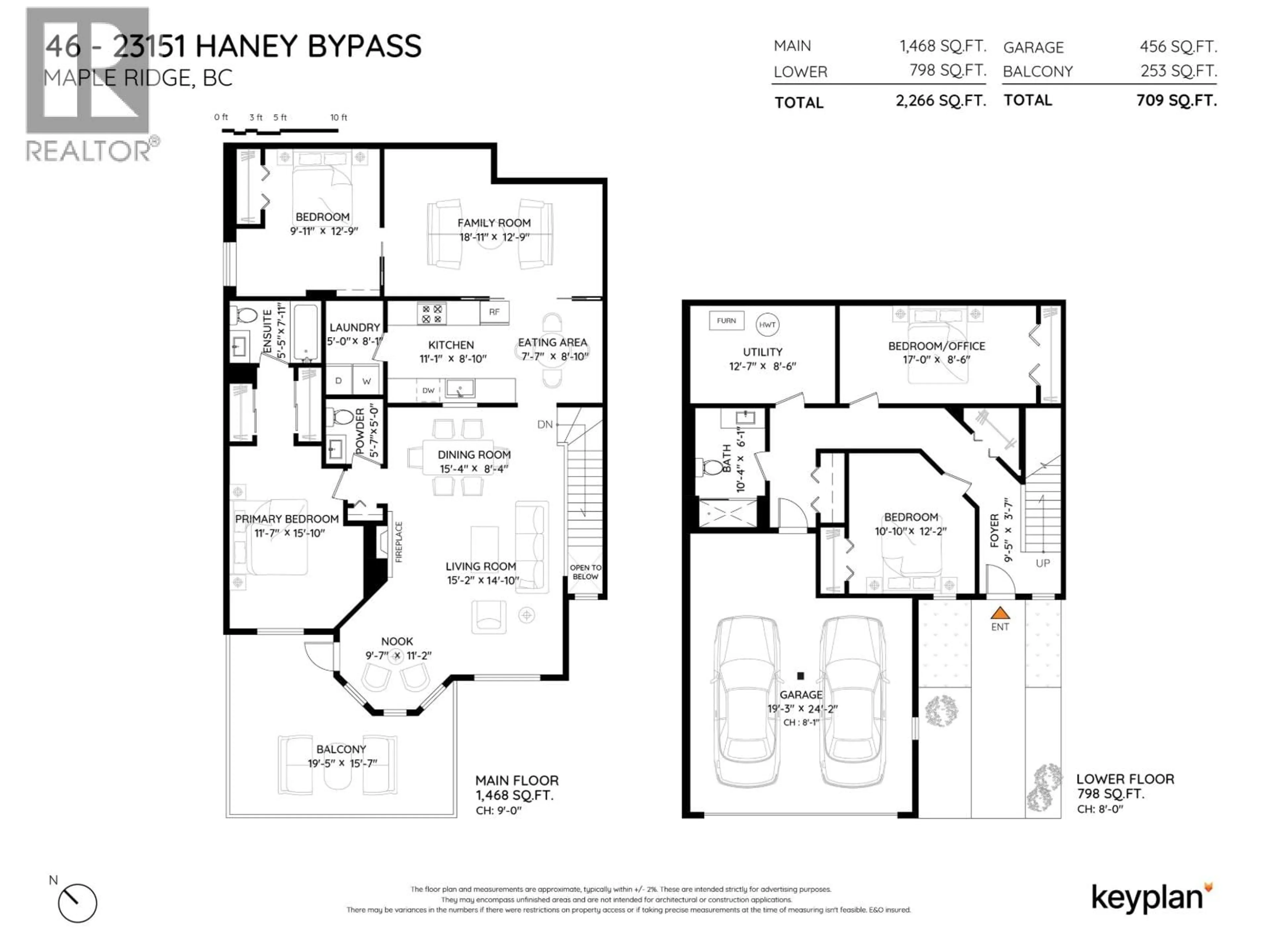 Floor plan for 46 - 23151 HANEY, Maple Ridge British Columbia V2X0S5