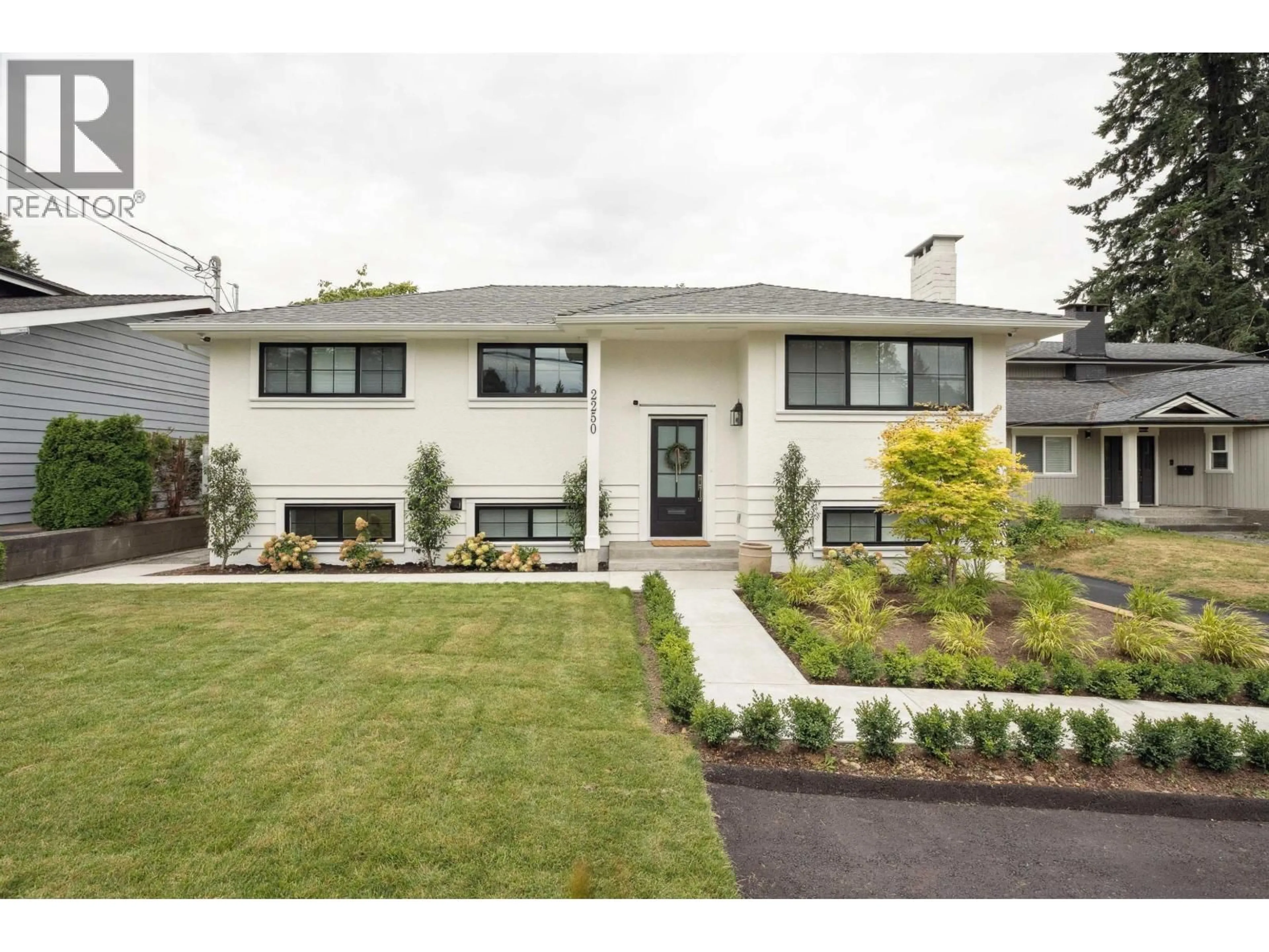 Home with vinyl exterior material, street for 2250 GALE AVENUE, Coquitlam British Columbia V3K2Y8