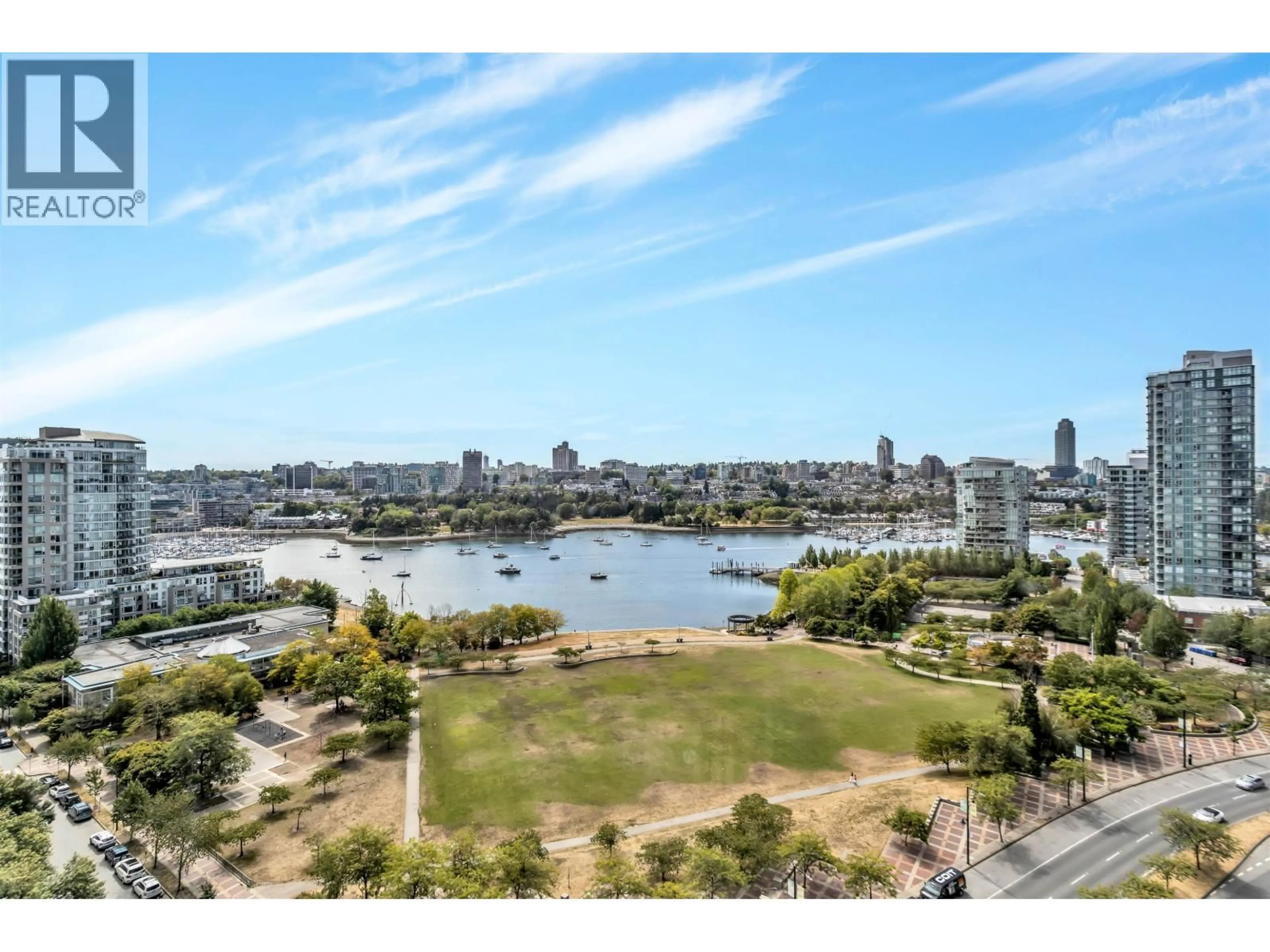 A pic from outside/outdoor area/front of a property/back of a property/a pic from drone, water/lake/river/ocean view for 1802 - 289 DRAKE STREET, Vancouver British Columbia V6B5Z5