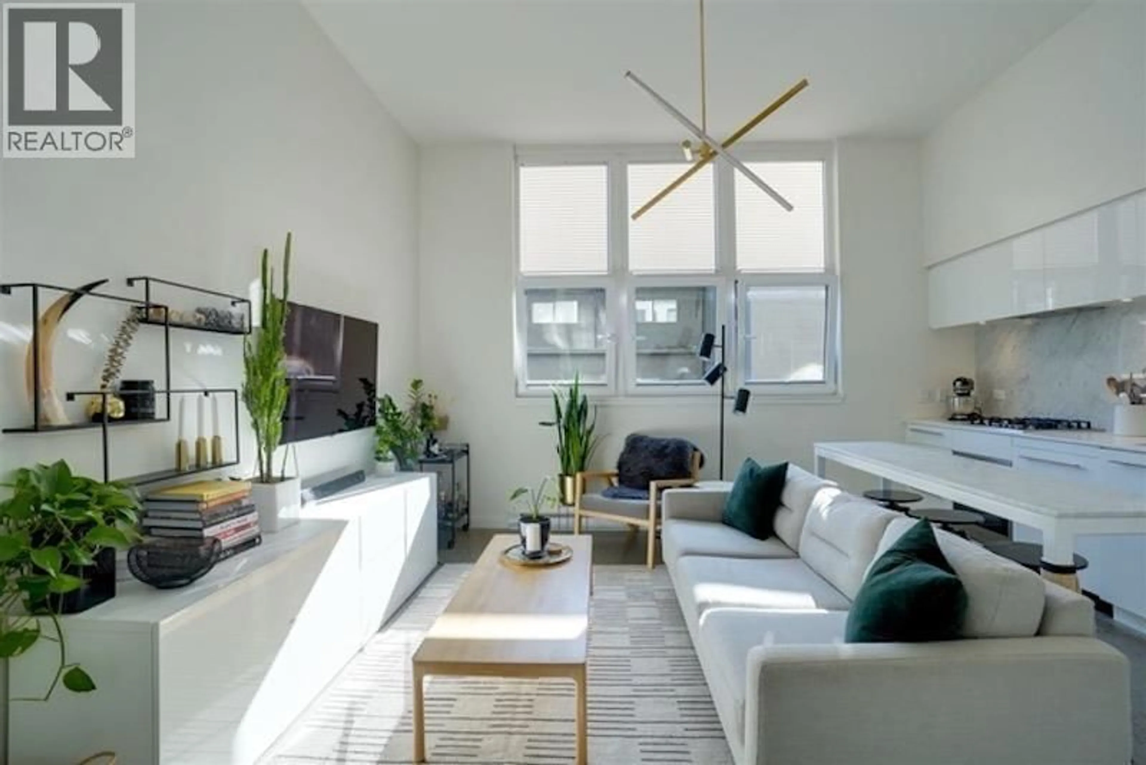 Living room with furniture, unknown for 203 - 150 CORDOVA STREET, Vancouver British Columbia V6A0E7