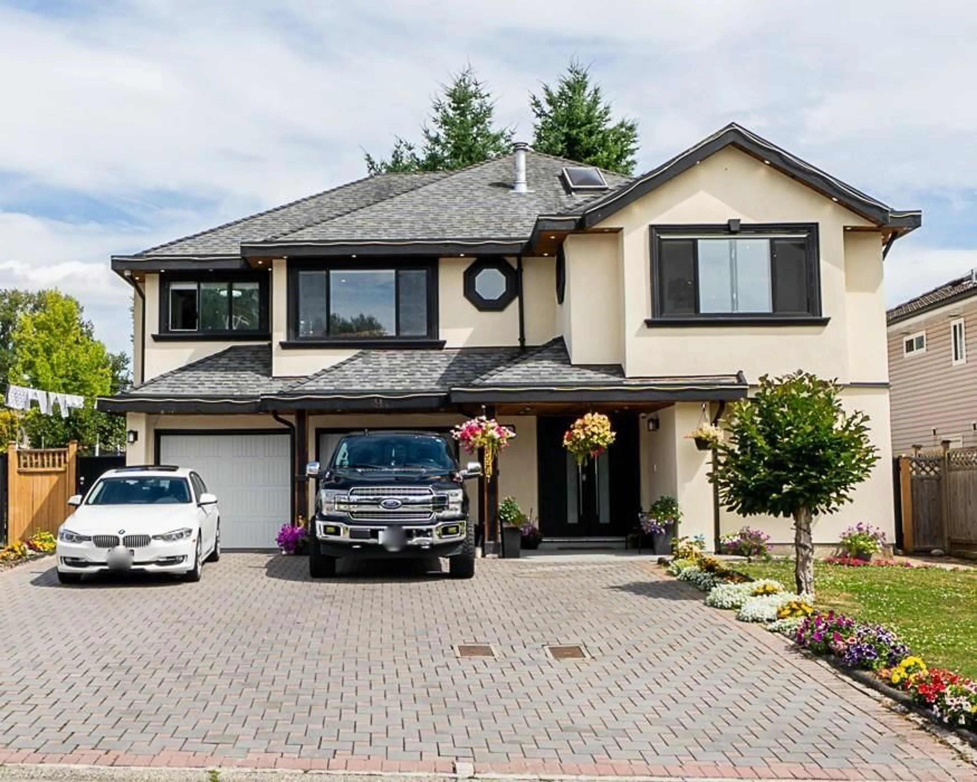 Home with brick exterior material, street for 8736 140A, Surrey British Columbia V3W0M4
