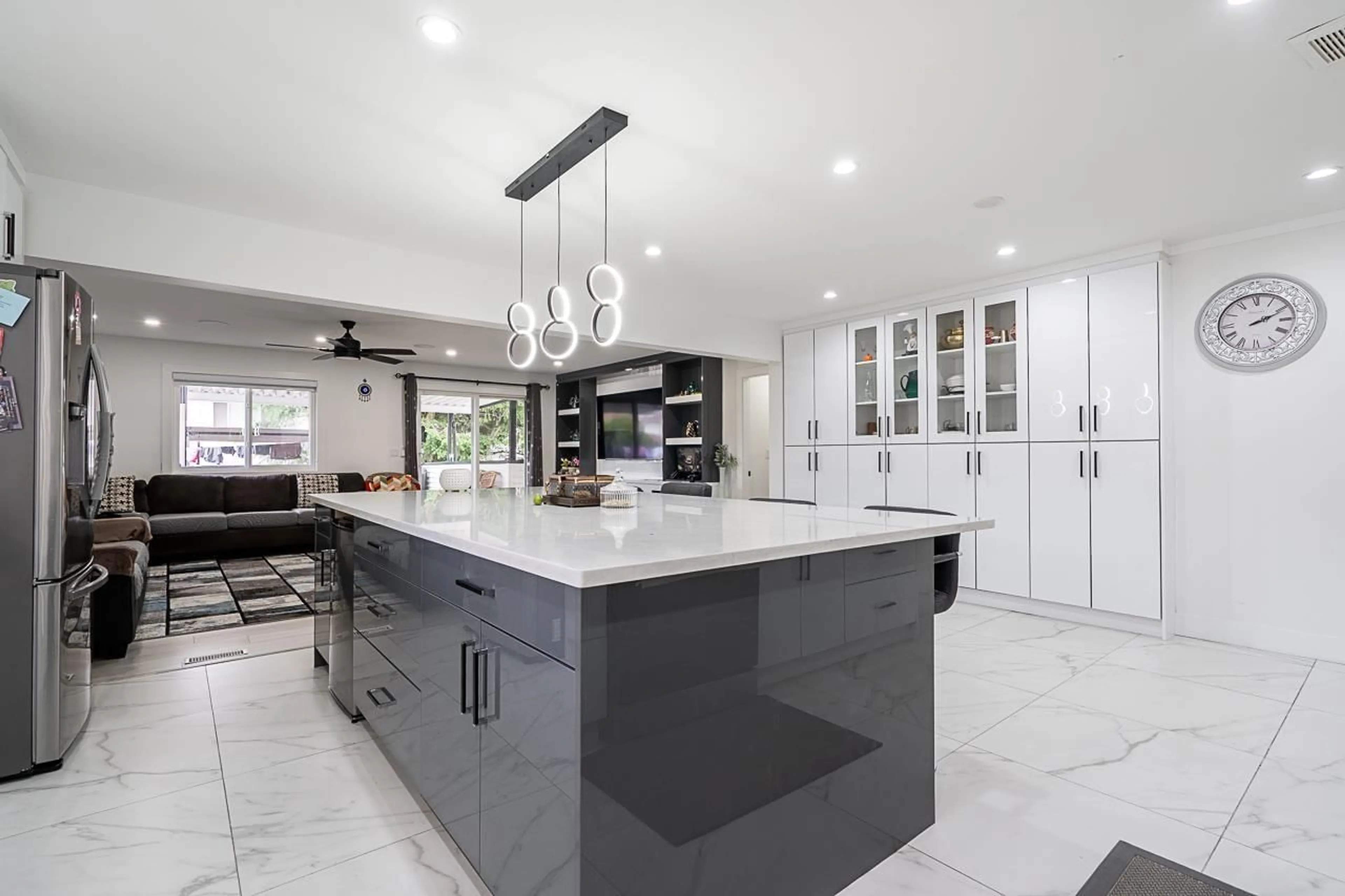 Contemporary kitchen, ceramic/tile floor for 8736 140A, Surrey British Columbia V3W0M4