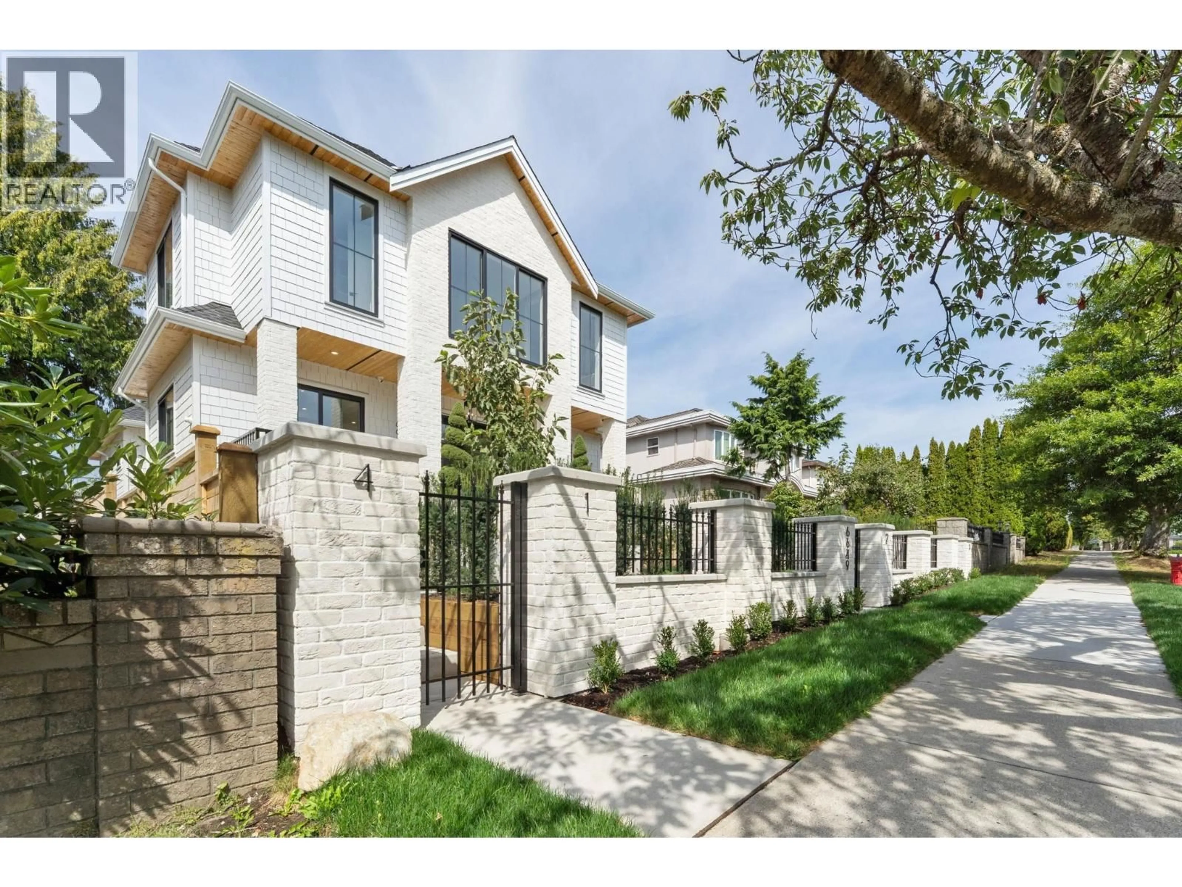 Home with brick exterior material, street for 1 - 6649 HEATHER STREET, Vancouver British Columbia V6P3P3