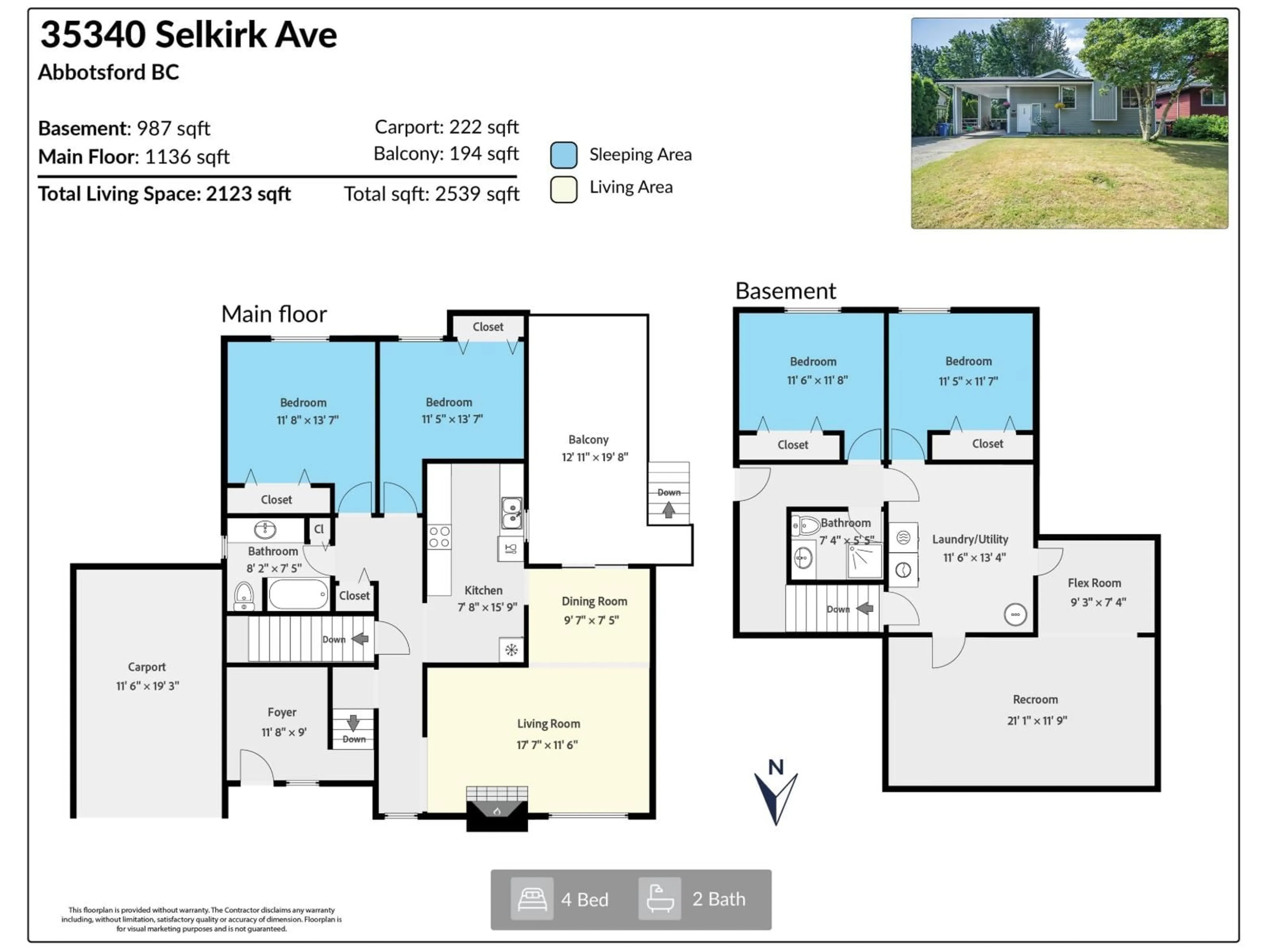 Floor plan for 35340 SELKIRK, Abbotsford British Columbia V2S8L2