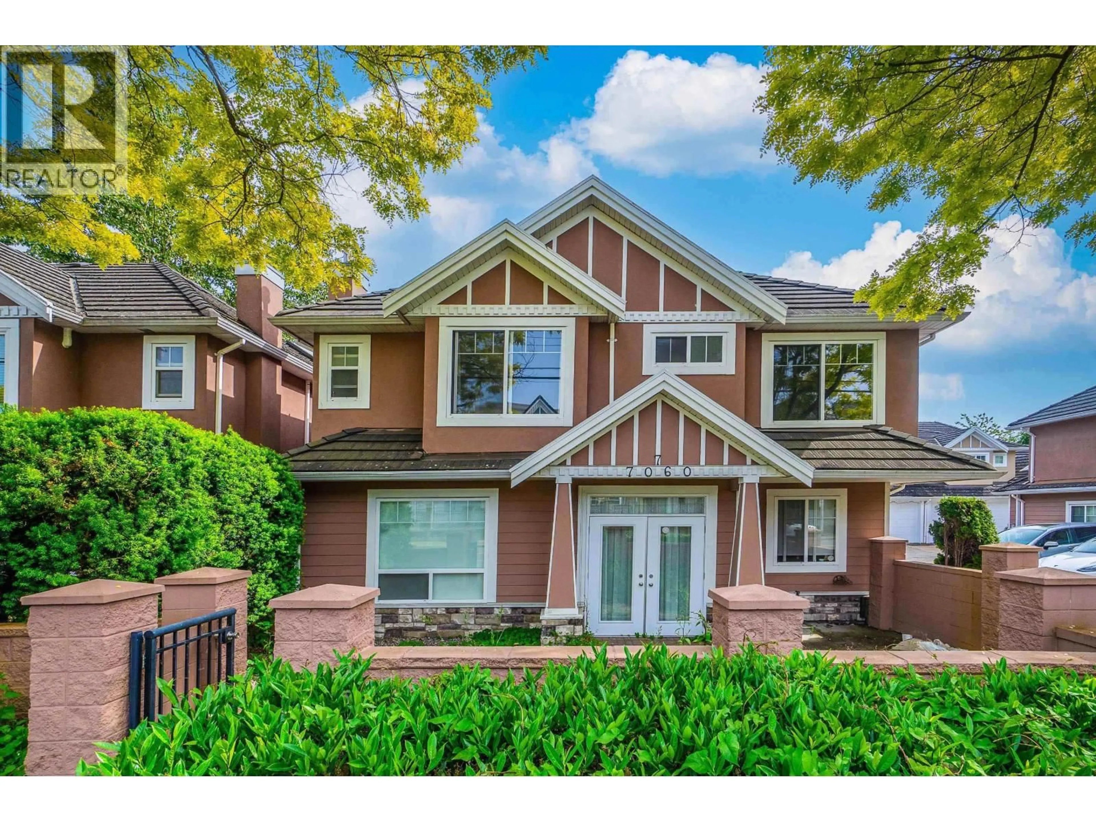Home with brick exterior material, street for 7 - 7060 BLUNDELL ROAD, Richmond British Columbia V6Y1J4