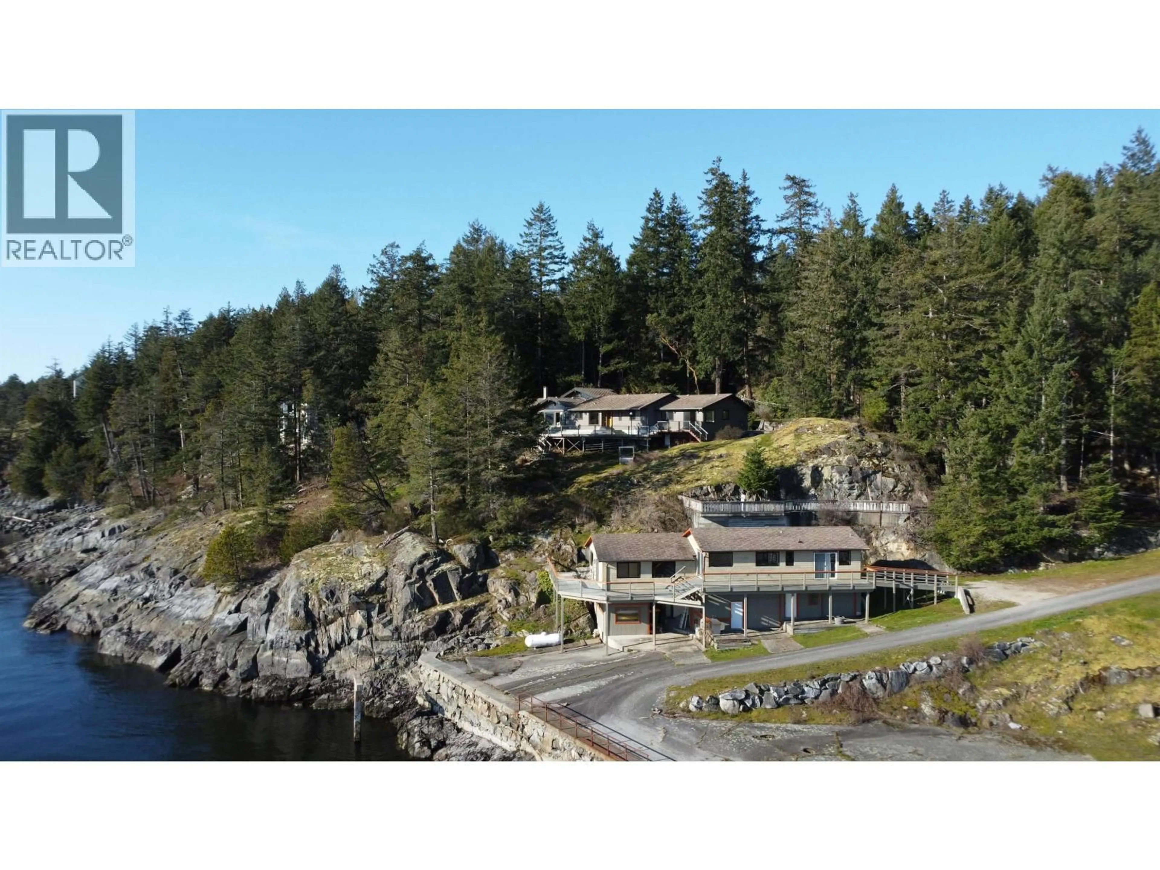 A pic from outside/outdoor area/front of a property/back of a property/a pic from drone, water/lake/river/ocean view for 10881 SUNSHINE COAST HIGHWAY, Halfmoon Bay British Columbia V7Z1B8