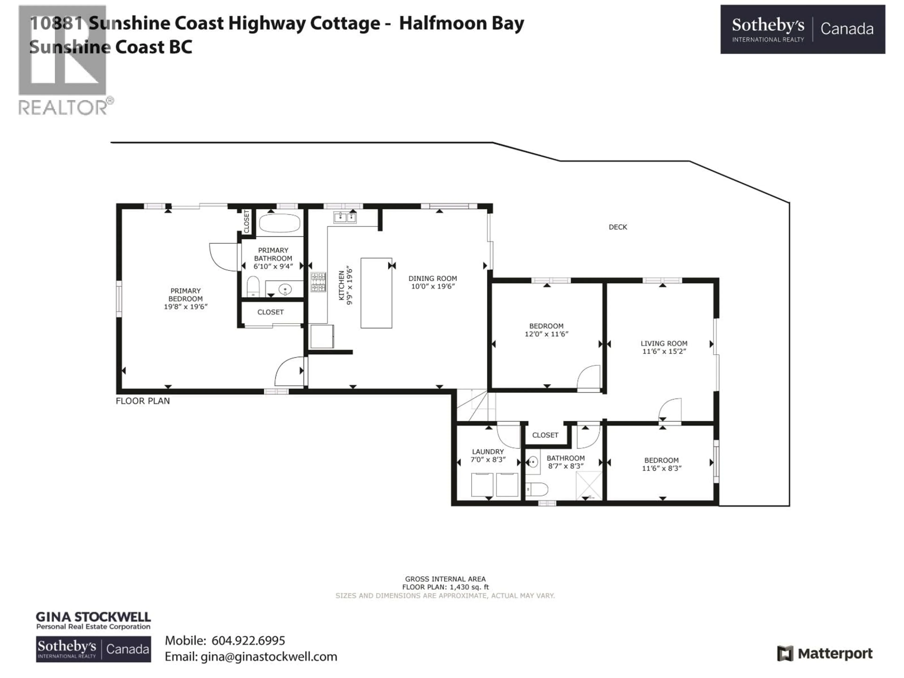 Floor plan for 10881 SUNSHINE COAST HIGHWAY, Halfmoon Bay British Columbia V7Z1B8
