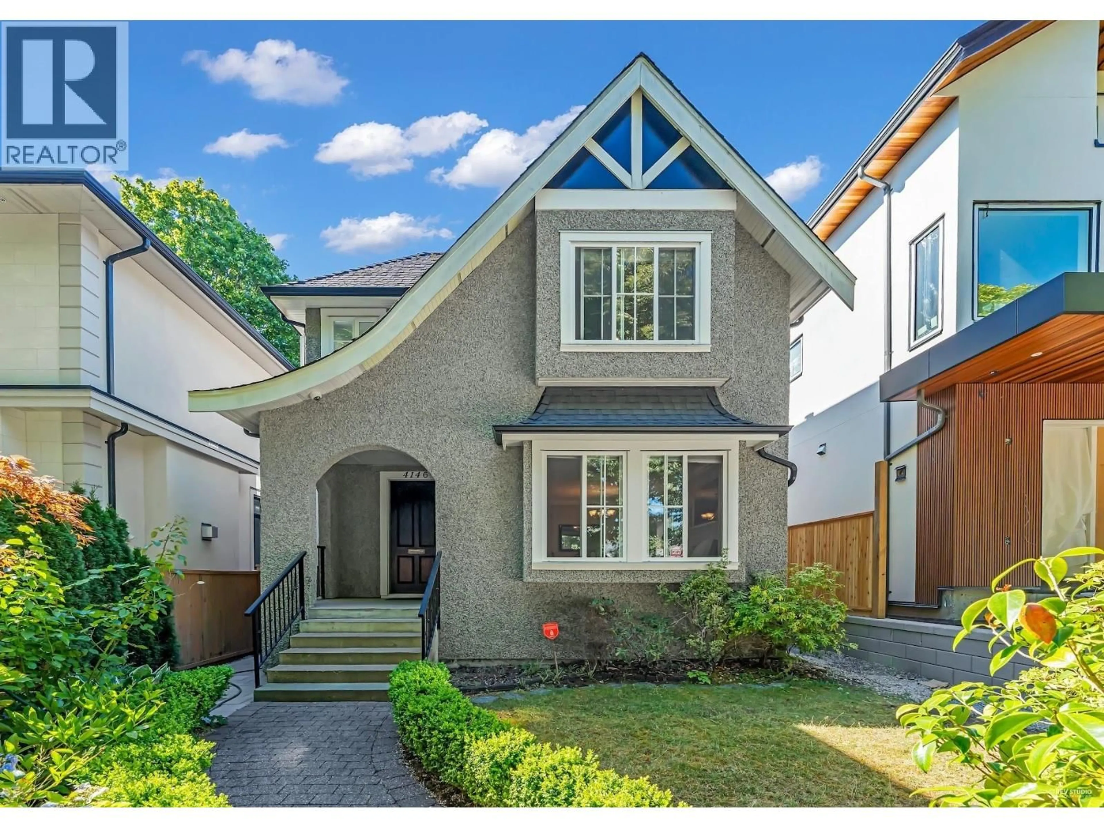 Home with brick exterior material, street for 4146 14TH AVENUE, Vancouver British Columbia V6R2X5