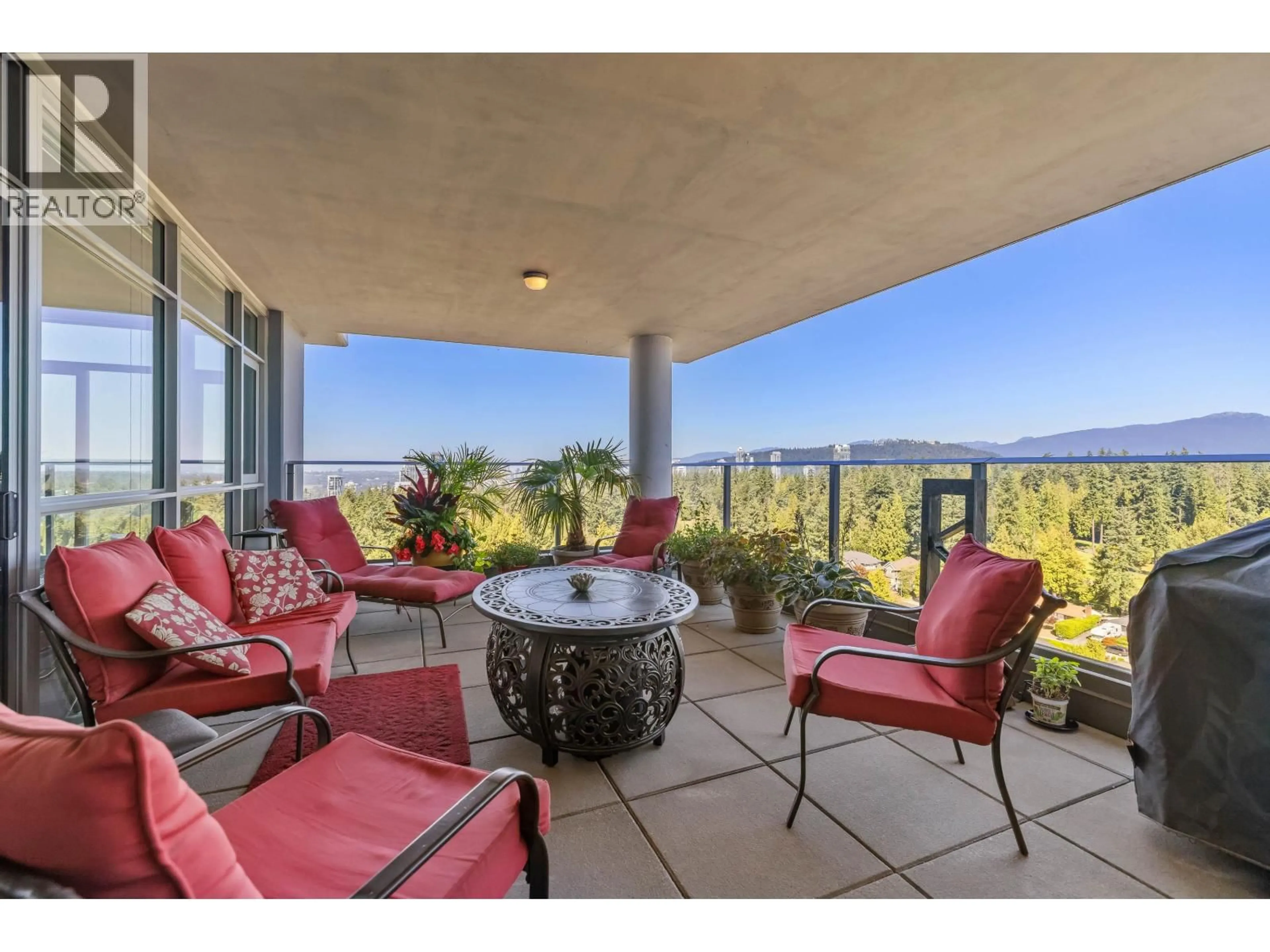 Patio, water/lake/river/ocean view for 1902 - 958 RIDGEWAY AVENUE, Coquitlam British Columbia V3K0C5