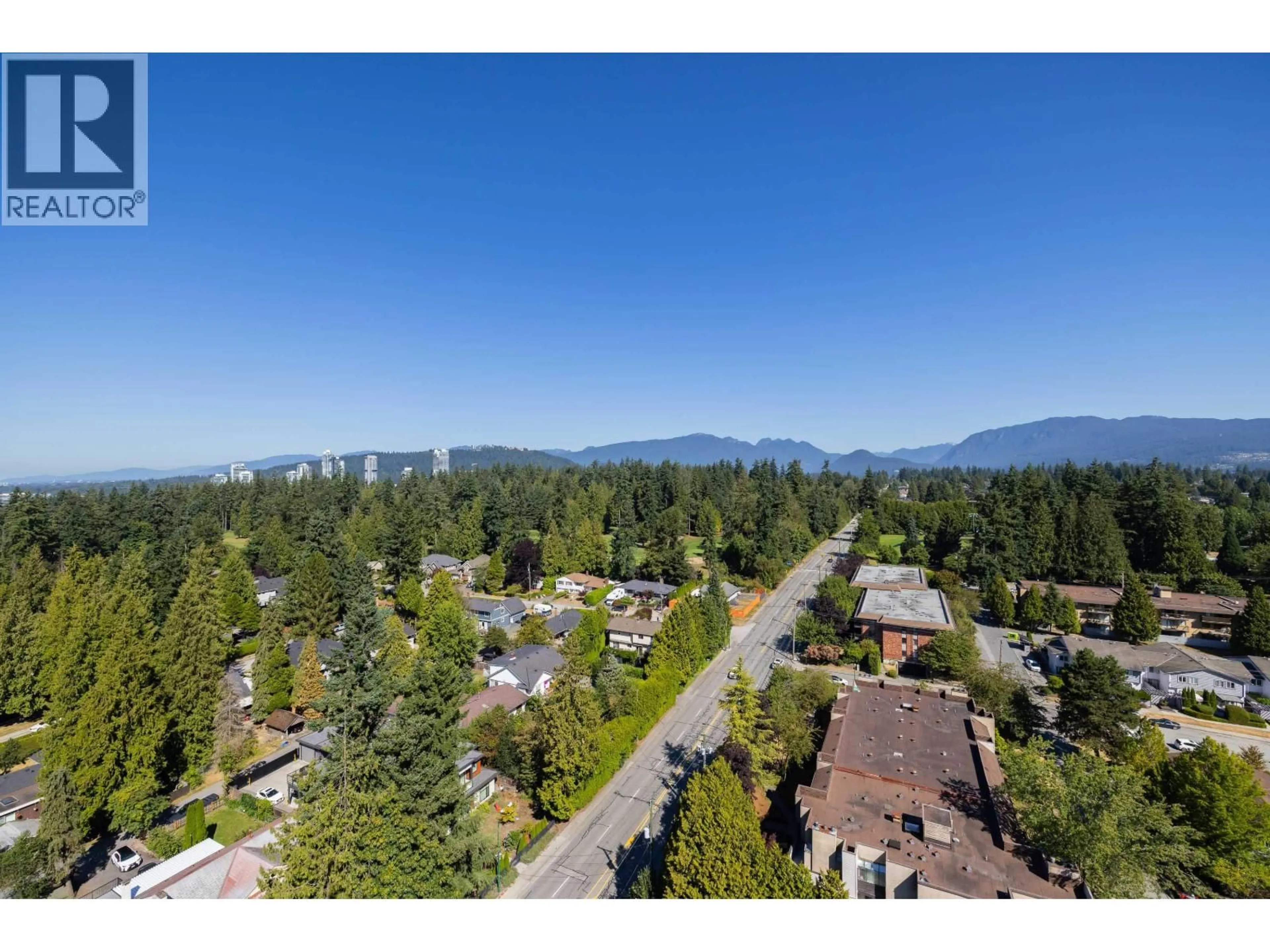 A pic from outside/outdoor area/front of a property/back of a property/a pic from drone, mountain view for 1902 - 958 RIDGEWAY AVENUE, Coquitlam British Columbia V3K0C5