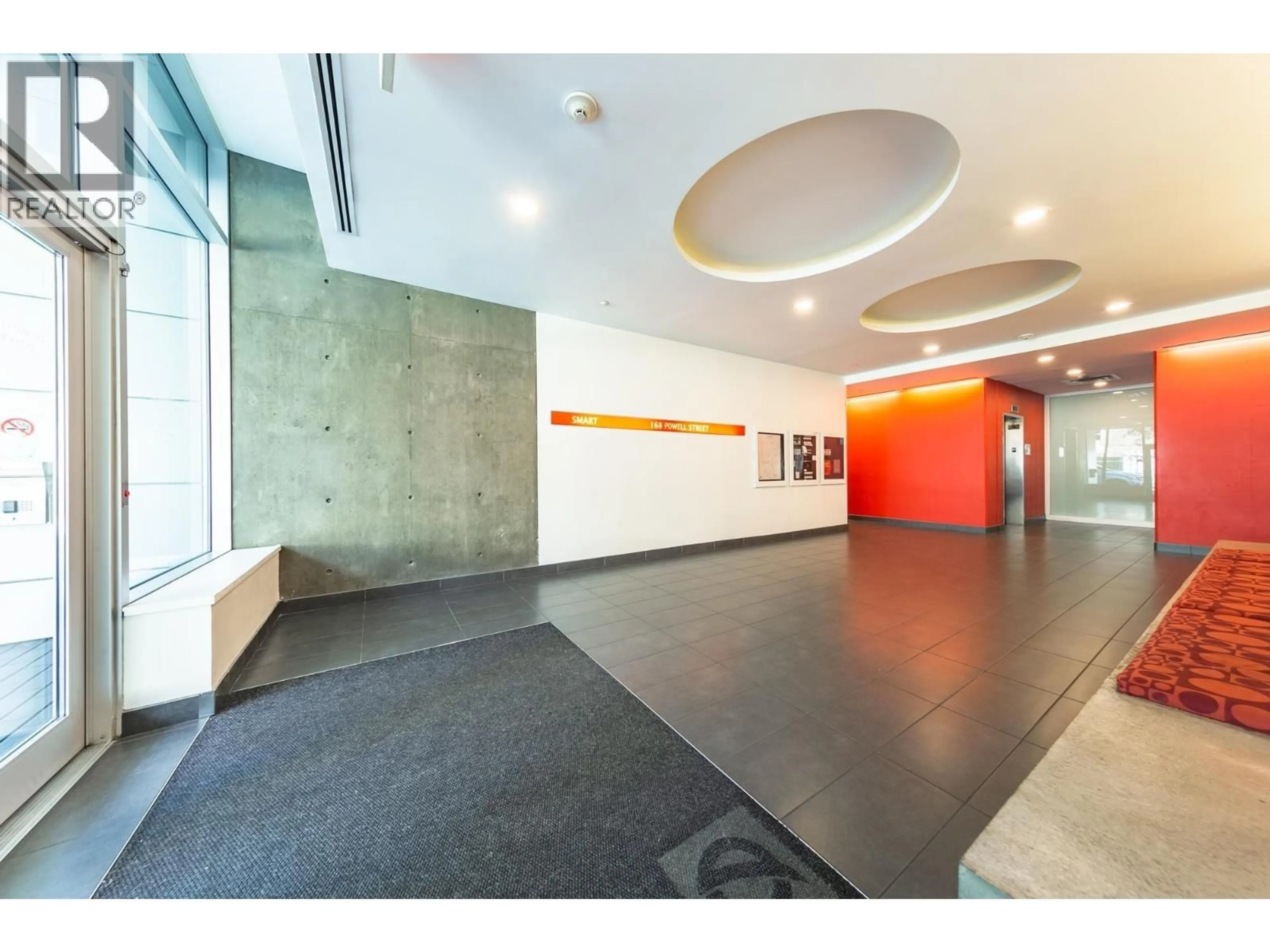 Indoor foyer for 209 - 168 POWELL STREET, Vancouver British Columbia V6A0B2