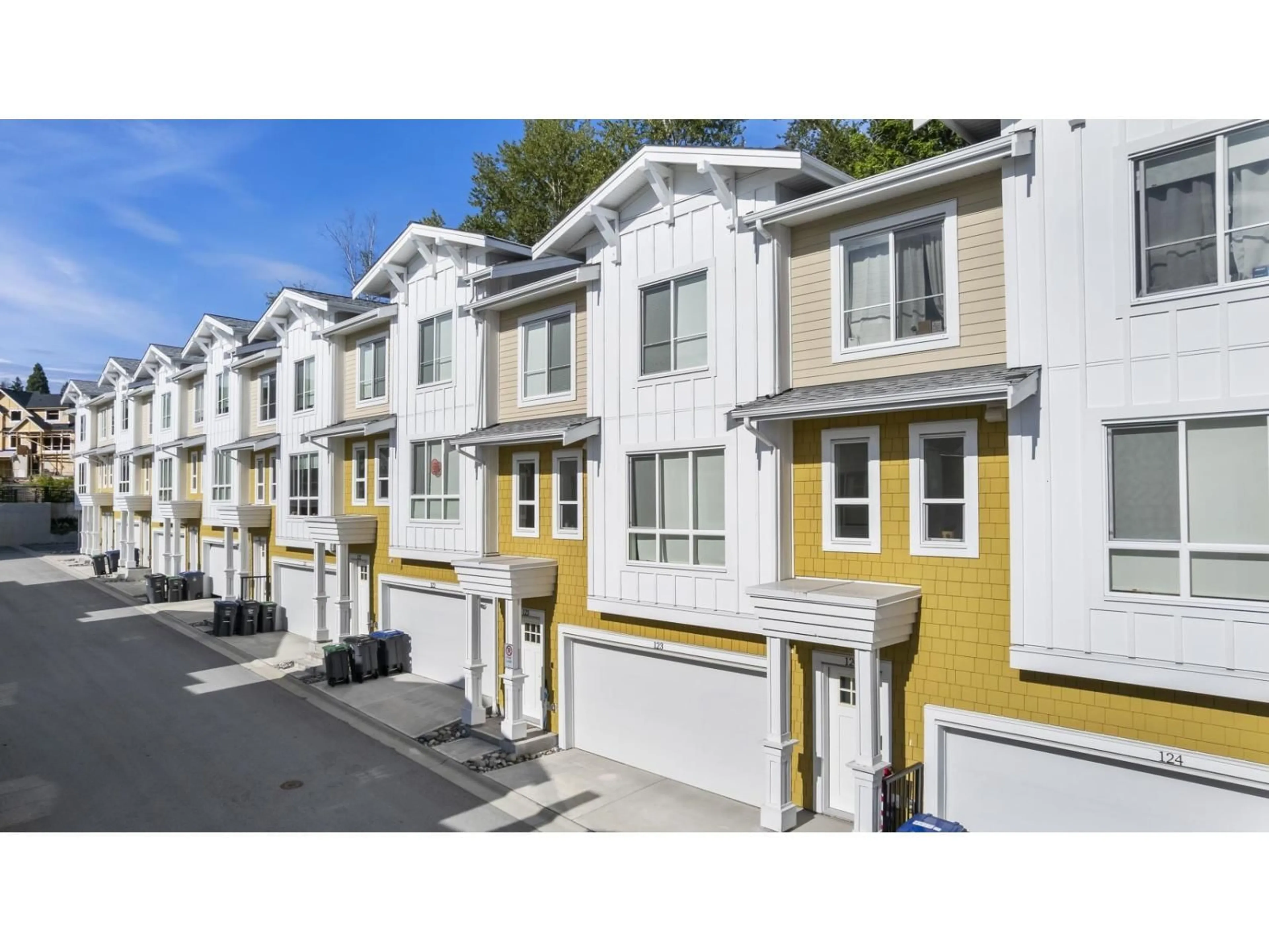 A pic from outside/outdoor area/front of a property/back of a property/a pic from drone, street for 123 - 16561 17A, Surrey British Columbia V3Z1J3