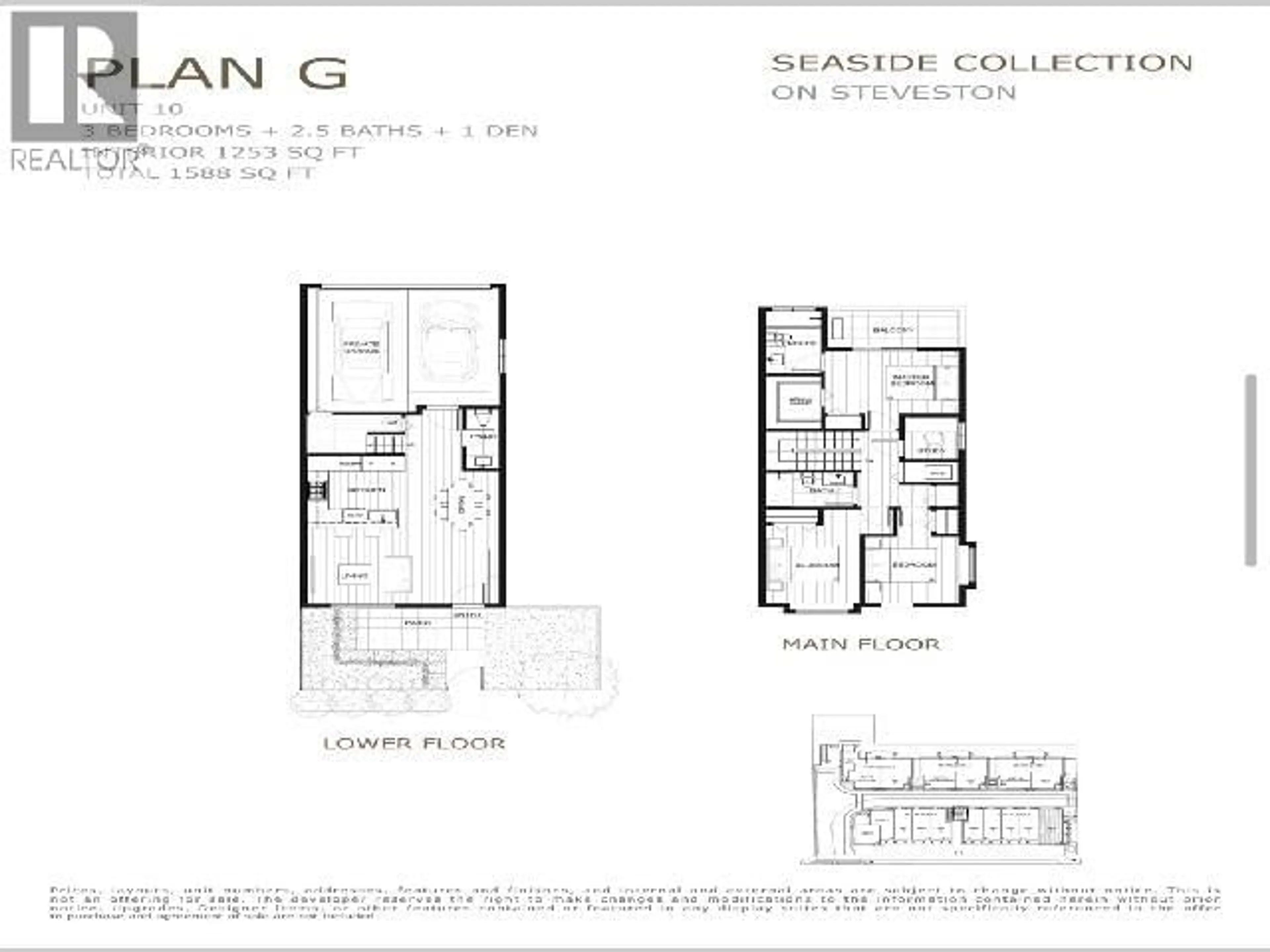 Floor plan for SL10 - 4611 STEVESTON HIGHWAY, Richmond British Columbia V7E2K4