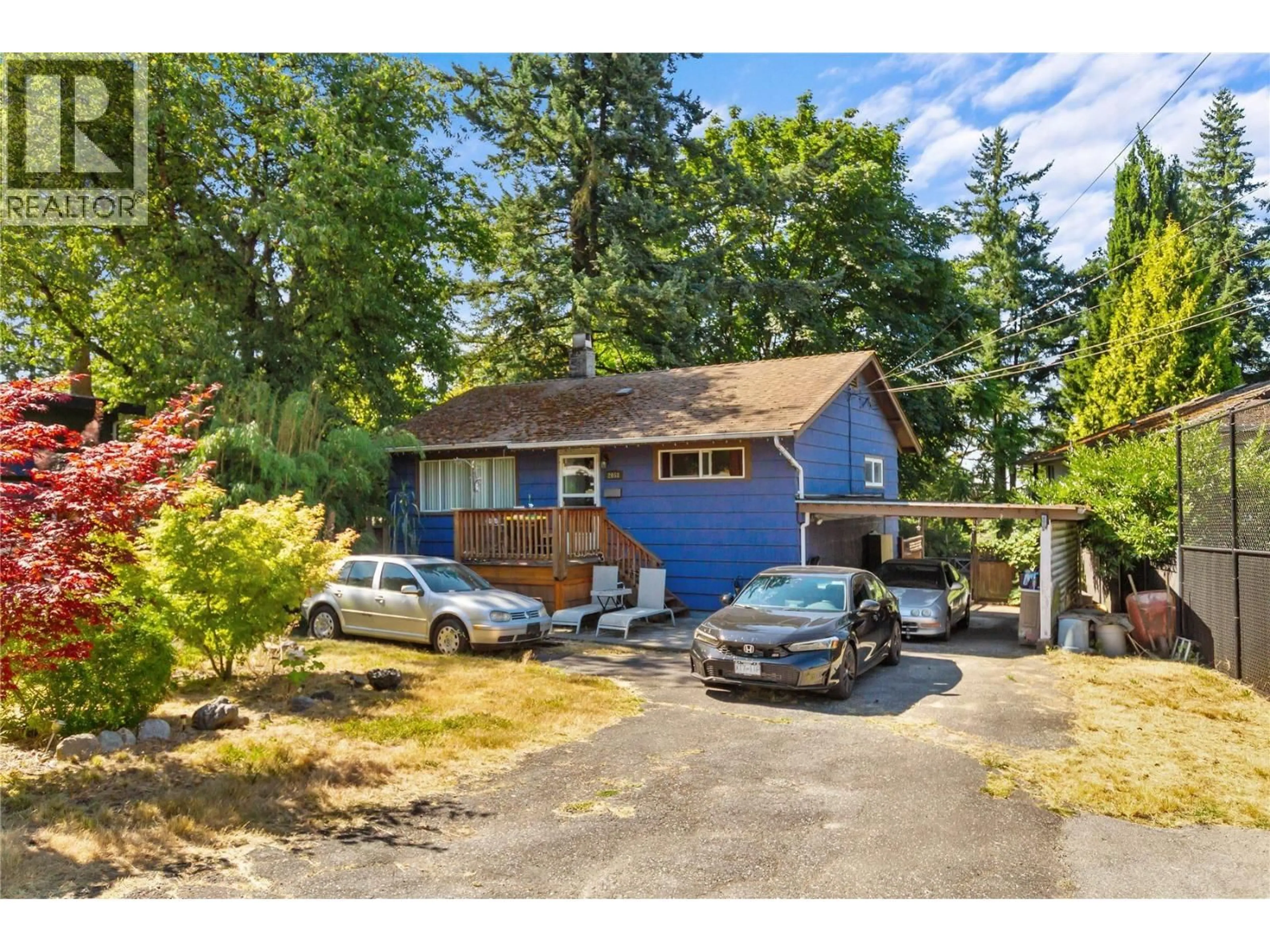 A pic from outside/outdoor area/front of a property/back of a property/a pic from drone, street for 2058 HILLSIDE AVENUE, Coquitlam British Columbia V3K1K7