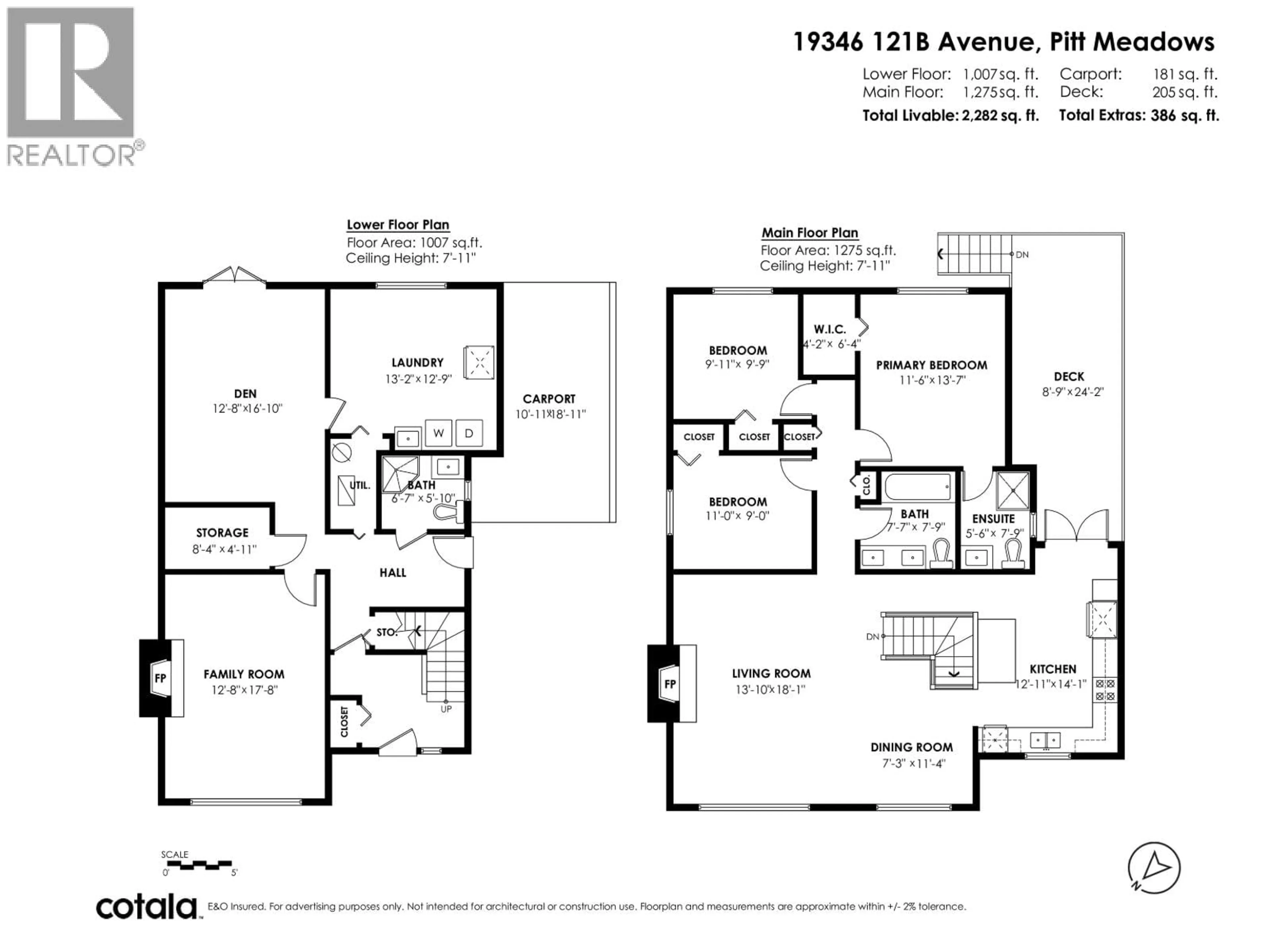 Floor plan for 19346 121B AVENUE, Pitt Meadows British Columbia V3Y1J4