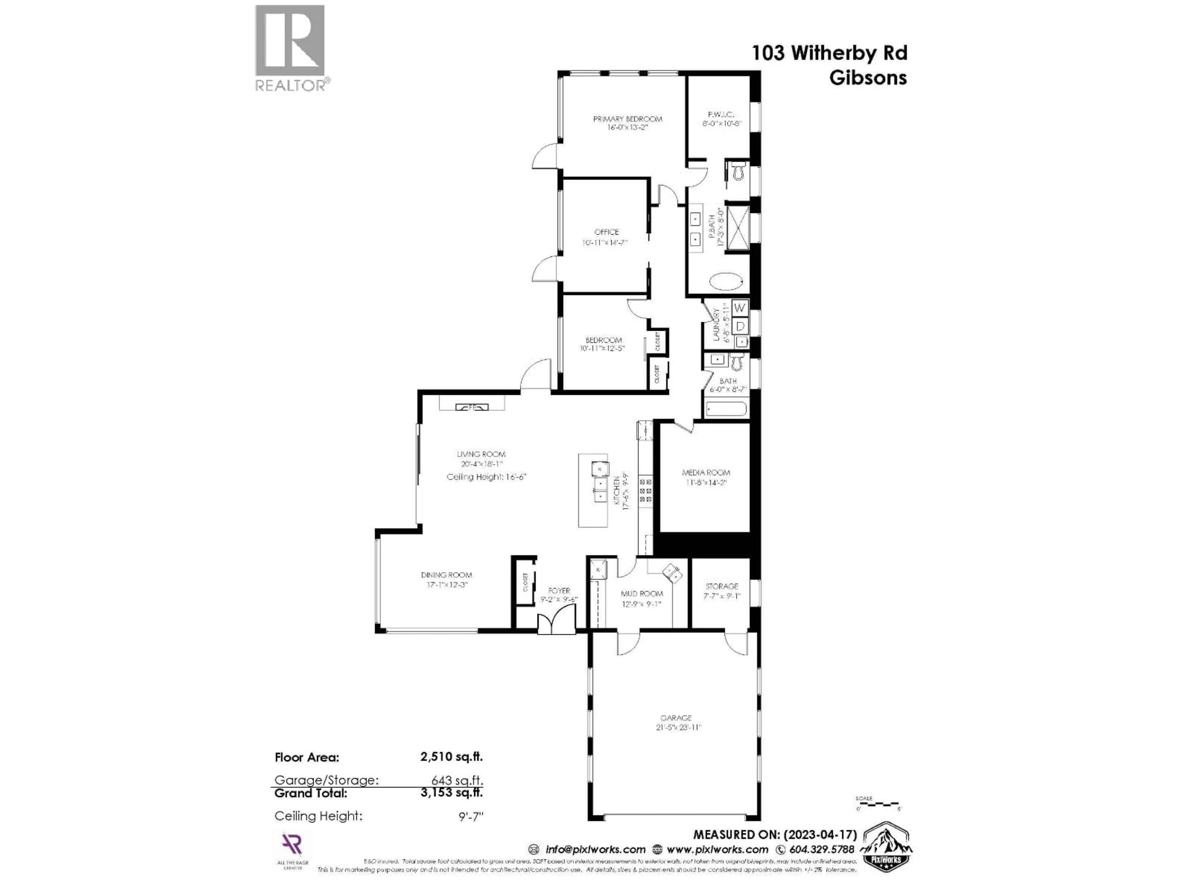 Floor plan for 103 WITHERBY ROAD, Gibsons British Columbia V0N1V6