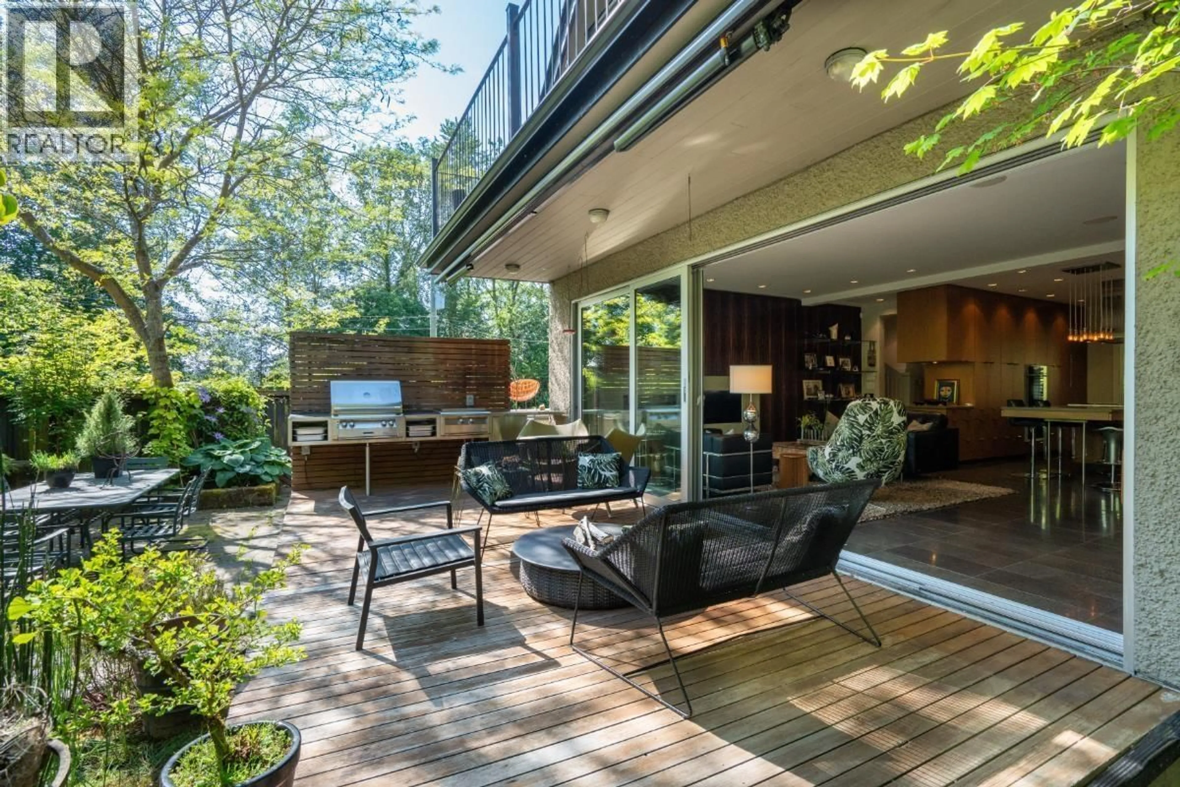 Patio, forest/trees view for 1850 30TH AVENUE, Vancouver British Columbia V6J3A3