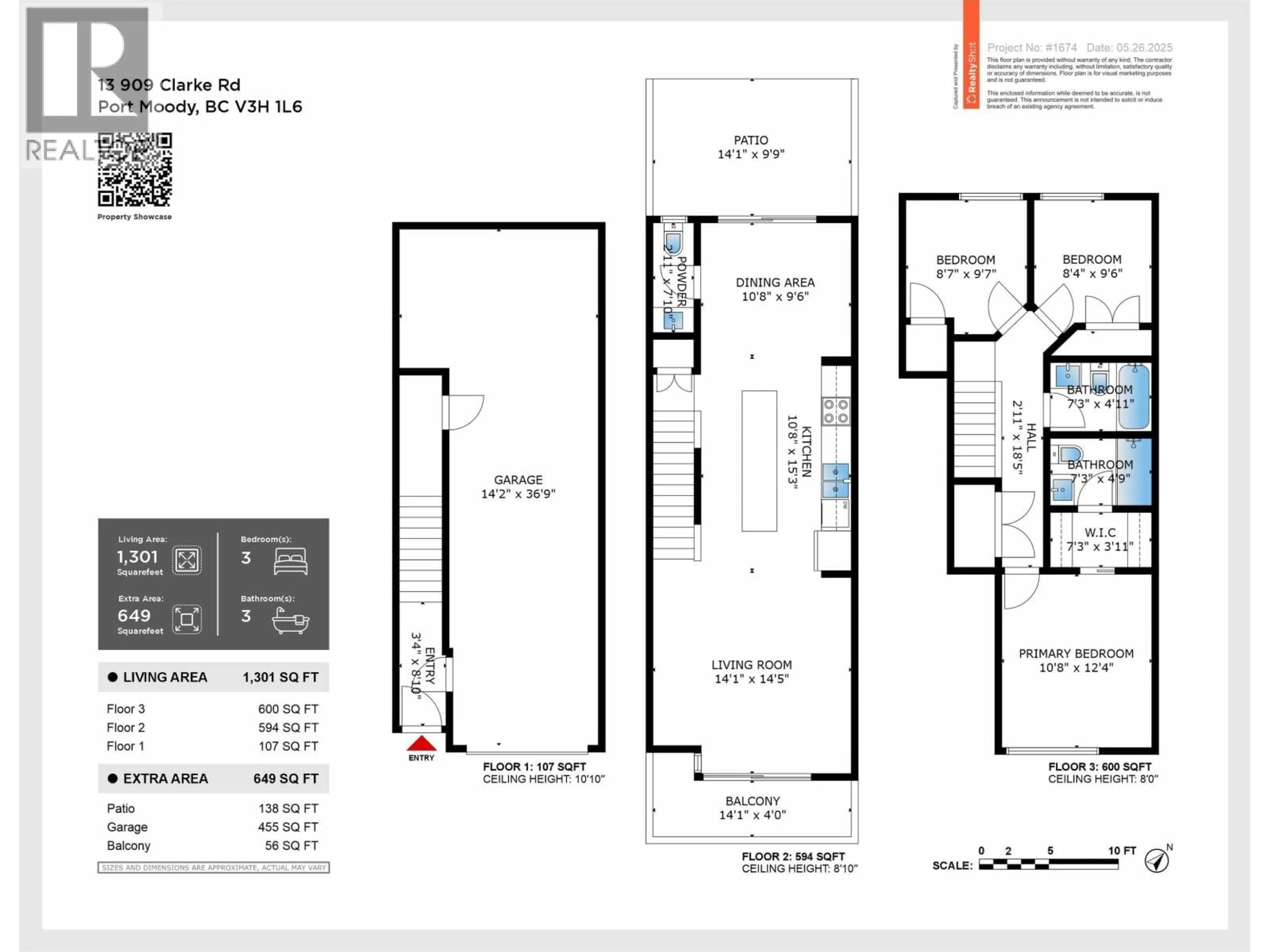Floor plan for 13 - 909 CLARKE ROAD, Port Moody British Columbia V3H1L6