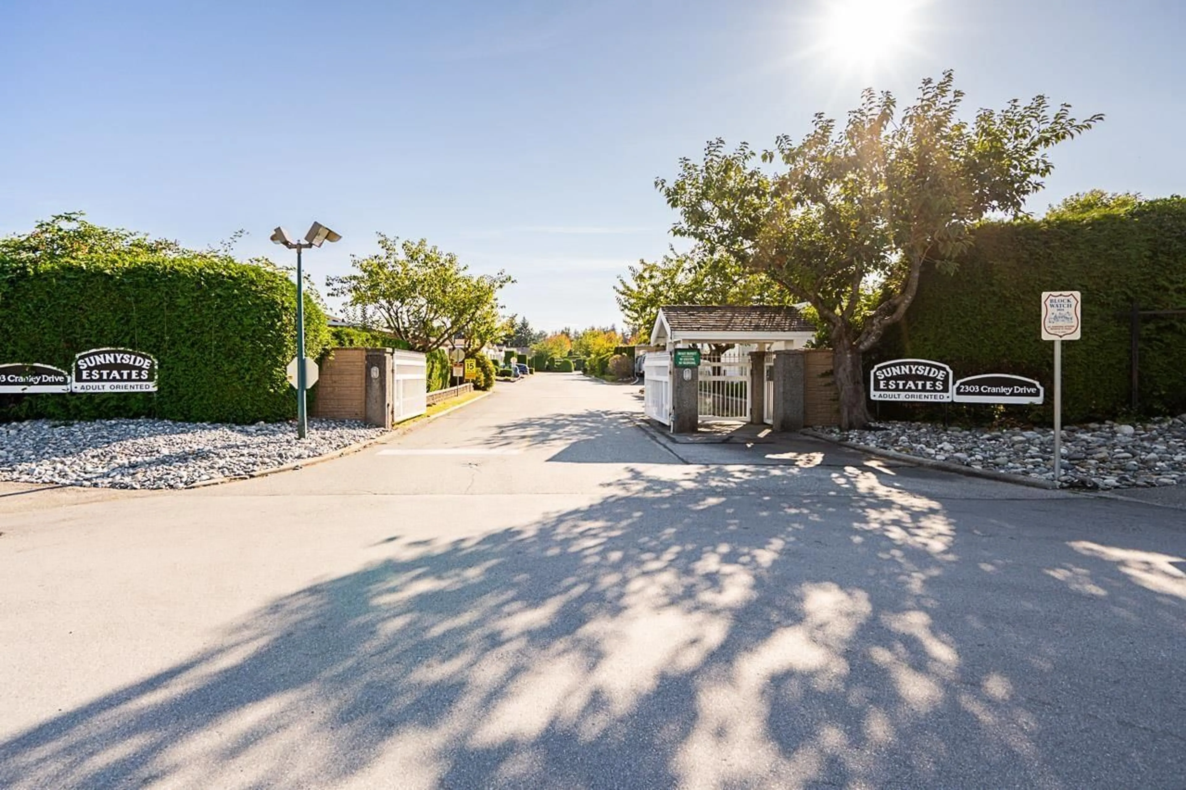 A pic from outside/outdoor area/front of a property/back of a property/a pic from drone, street for 58 - 2303 CRANLEY, Surrey British Columbia V4A4X3