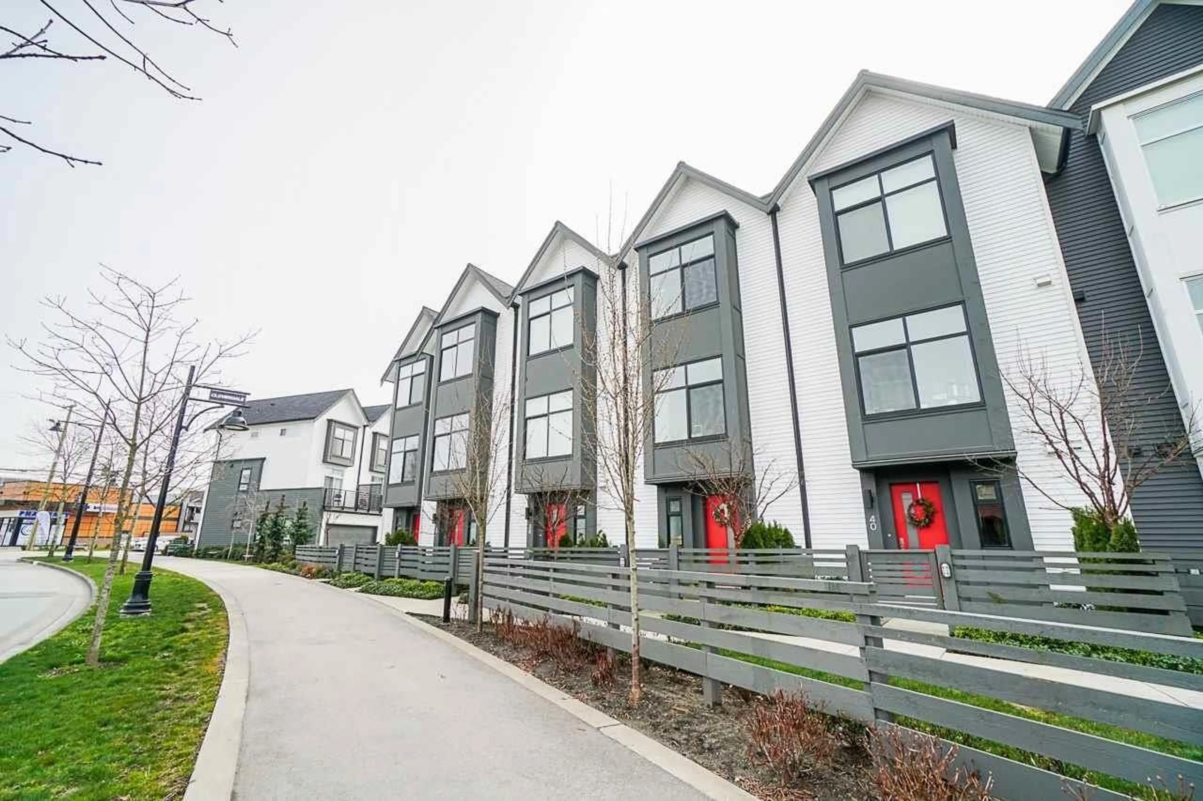 A pic from outside/outdoor area/front of a property/back of a property/a pic from drone, street for 37 - 17555 57A, Surrey British Columbia V3S7V2