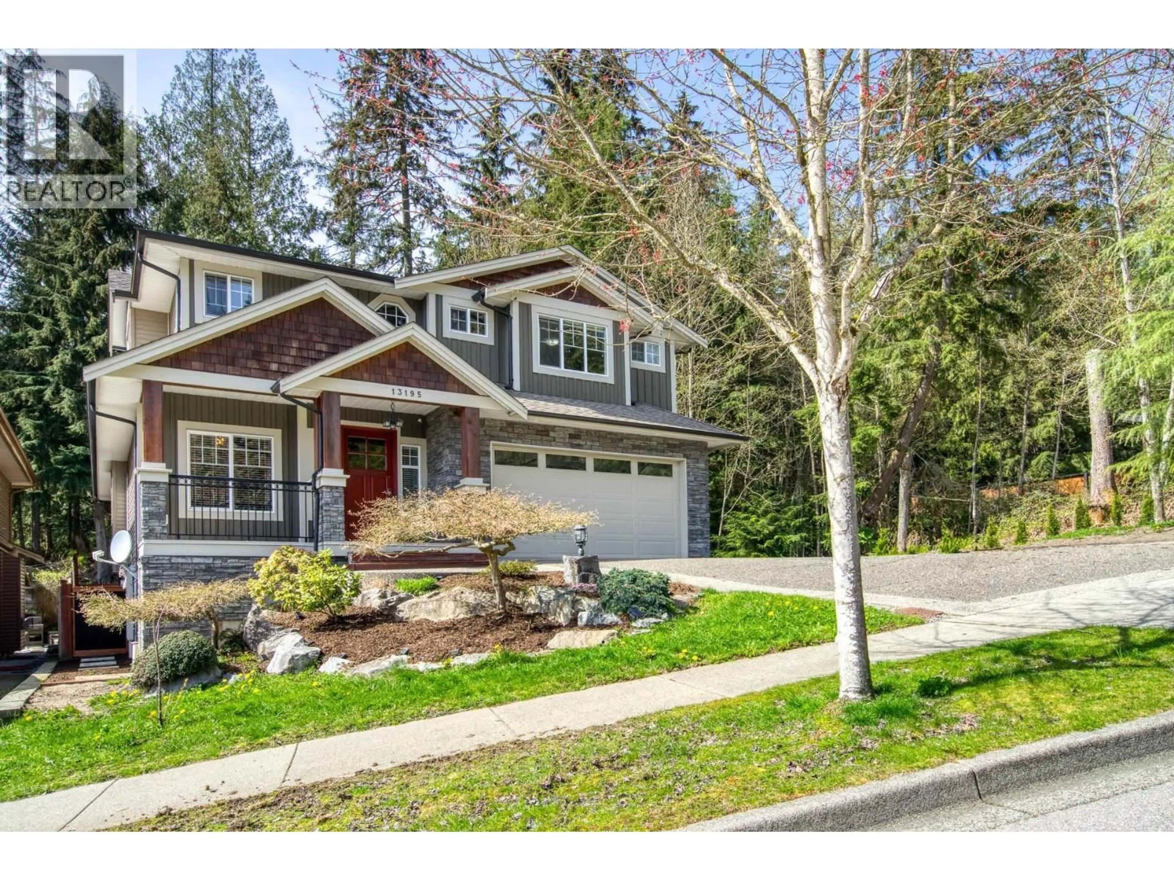 Home with vinyl exterior material, street for 13195 239B STREET, Maple Ridge British Columbia V4R0A3