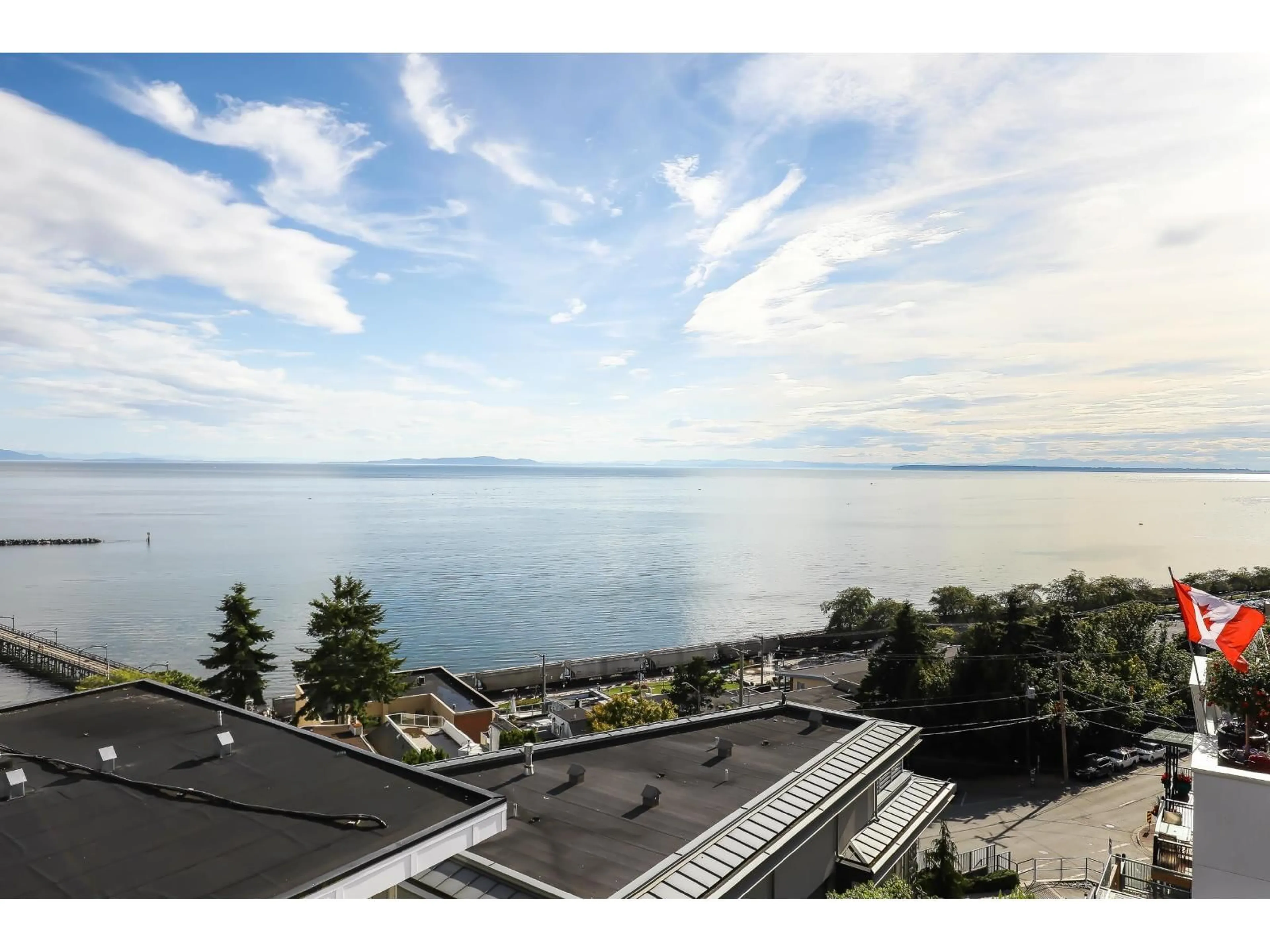A pic from outside/outdoor area/front of a property/back of a property/a pic from drone, water/lake/river/ocean view for 15062 ROYAL, White Rock British Columbia V4B1L9