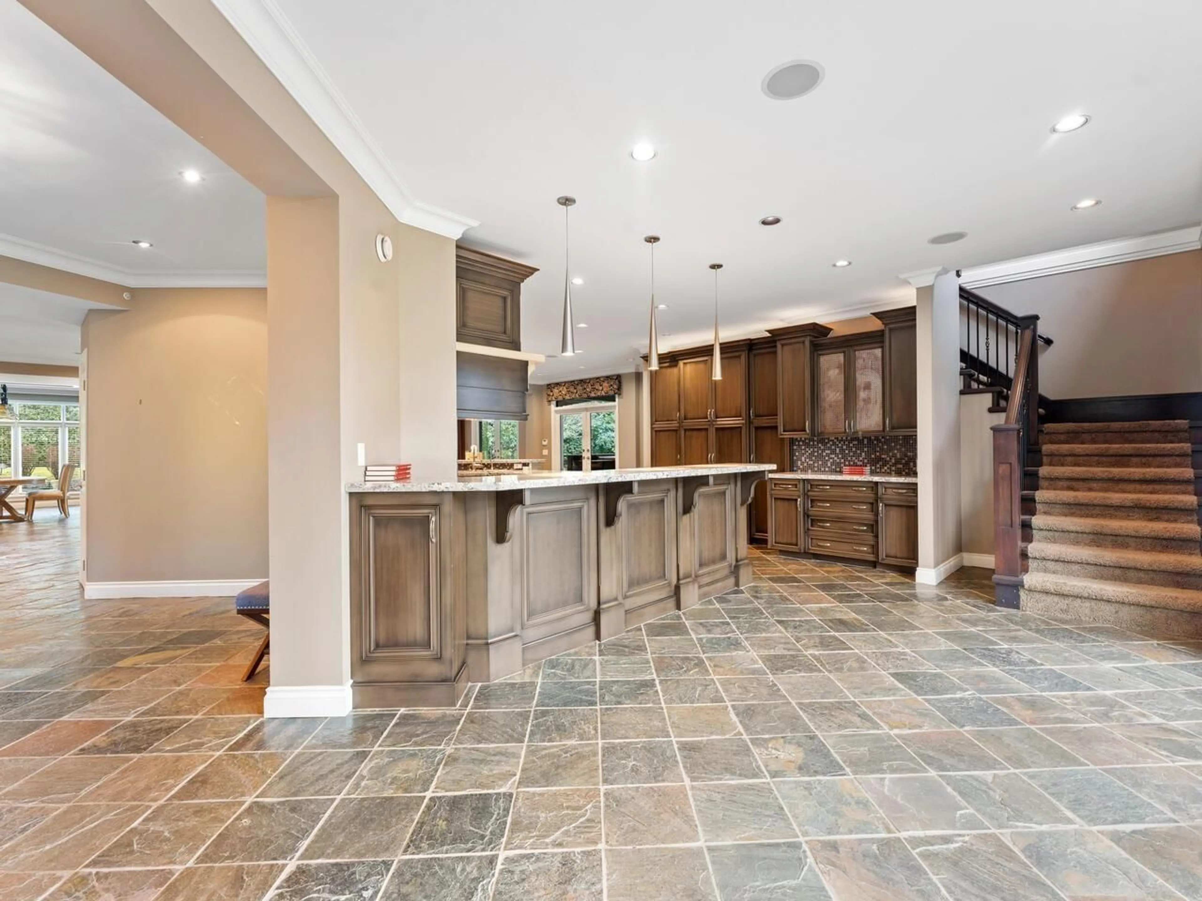 Open concept kitchen, ceramic/tile floor for 16682 27, Surrey British Columbia V3Z9X1