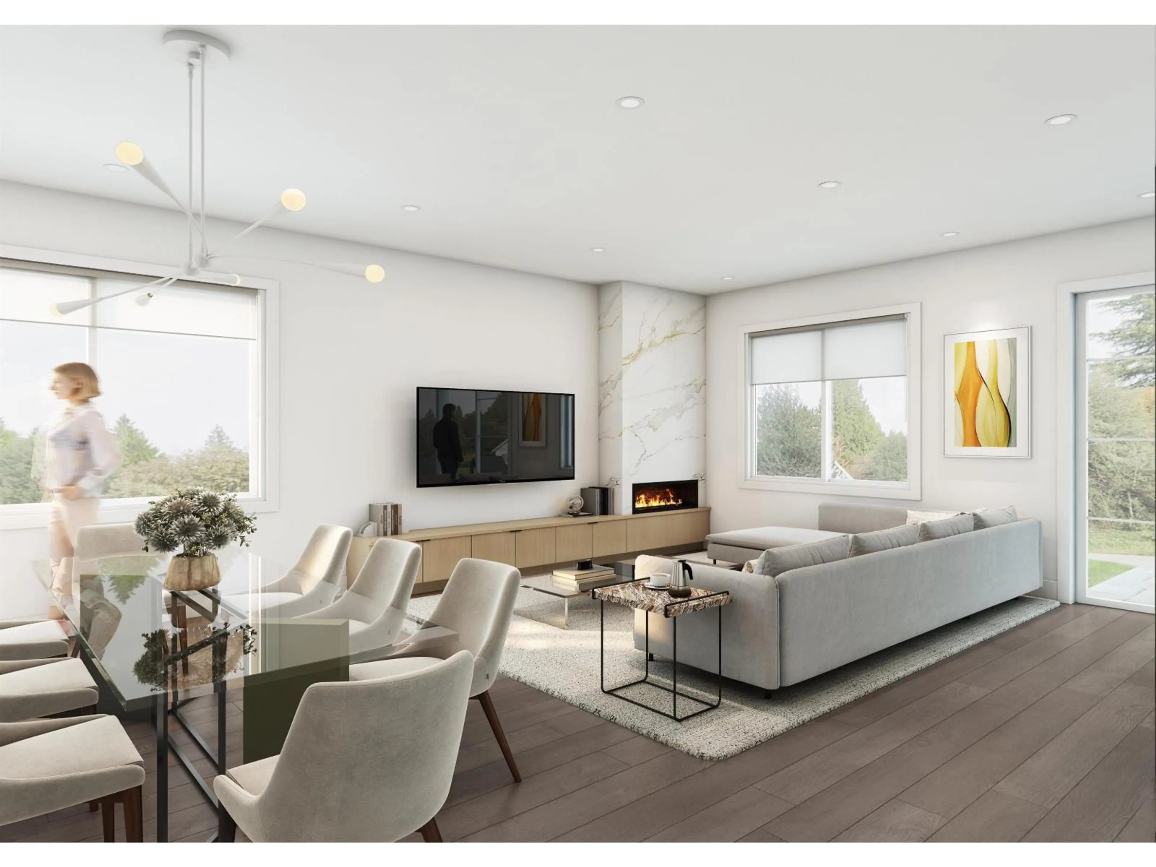 Living room with furniture, unknown for 9181 NAGASAKA, Delta British Columbia V4C3K7
